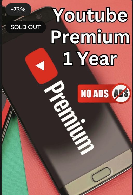 Youtube Premium 12 mois