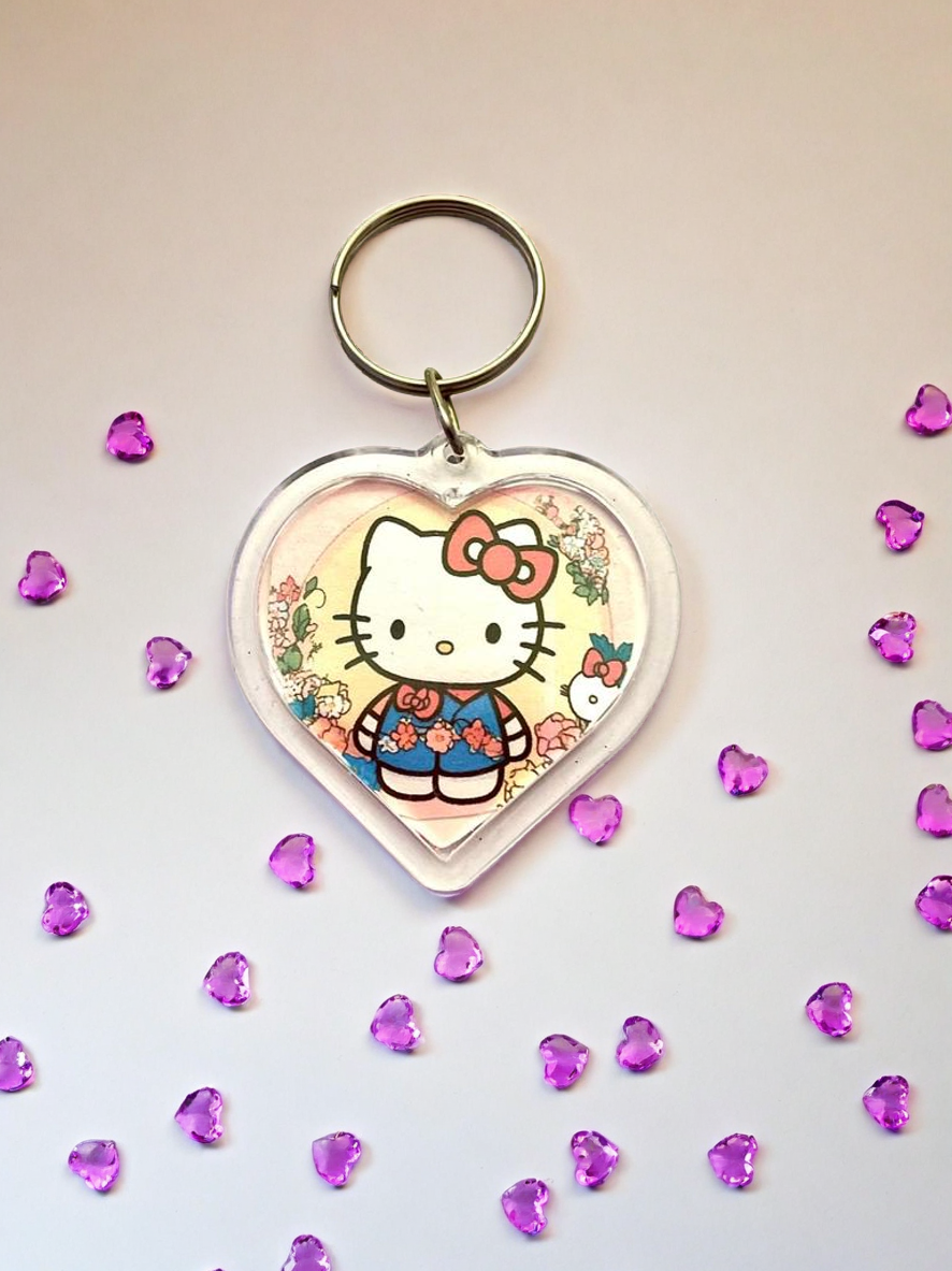 Llavero Corazón Kitty