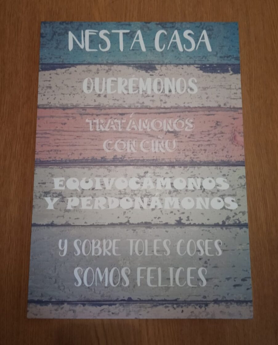 Llámina "Nesta Casa"