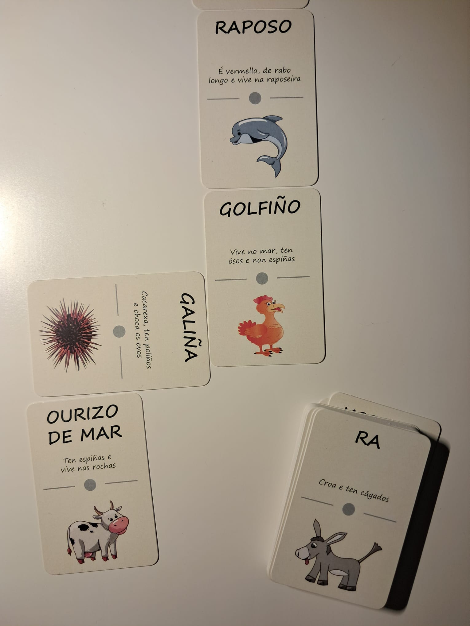 Dominó de Animais en galego