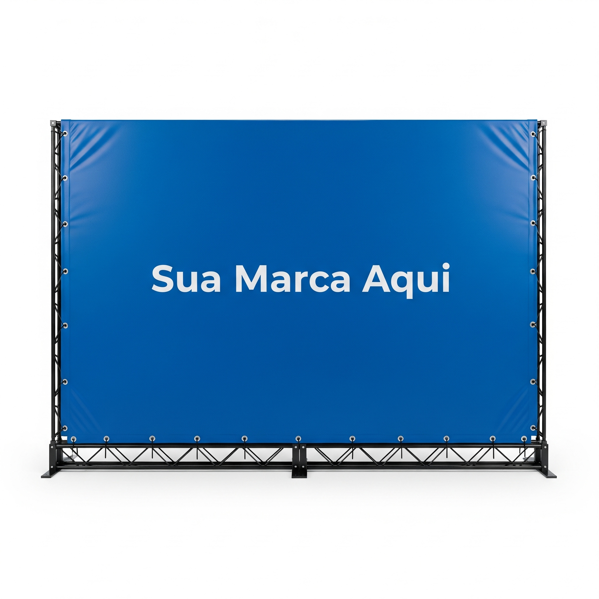 Lona Backdrop - acabamento em ilhós