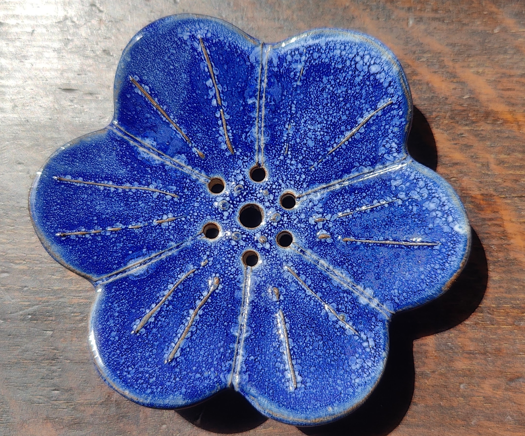 Ceramic Flower Soap Dish