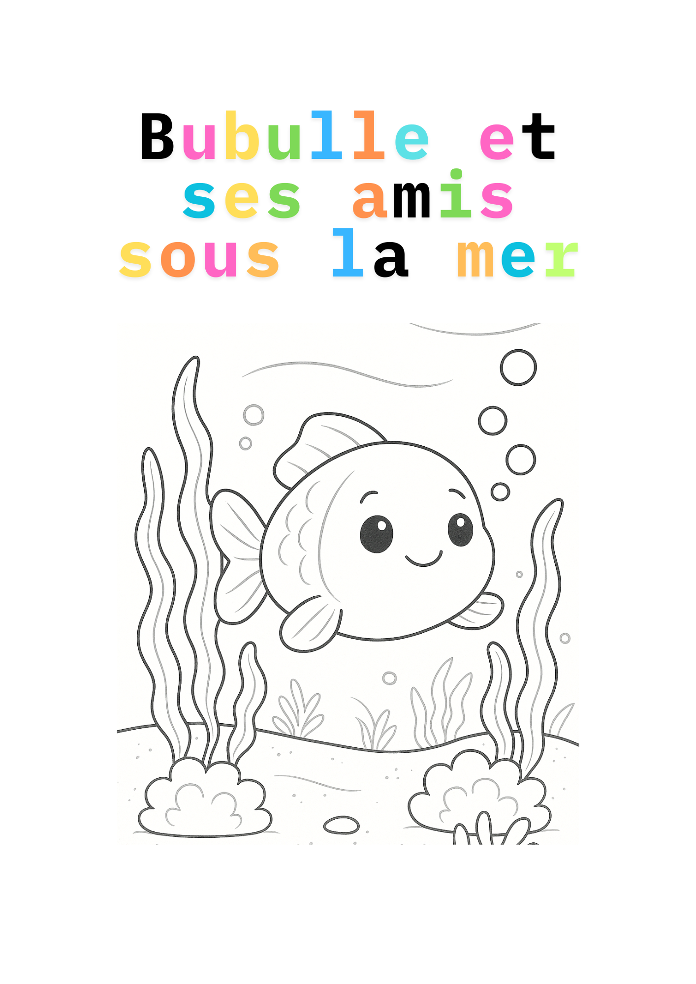 Un été avec les Petits Détectives pour enfants 3-7 ans – Un coloriage par jour
