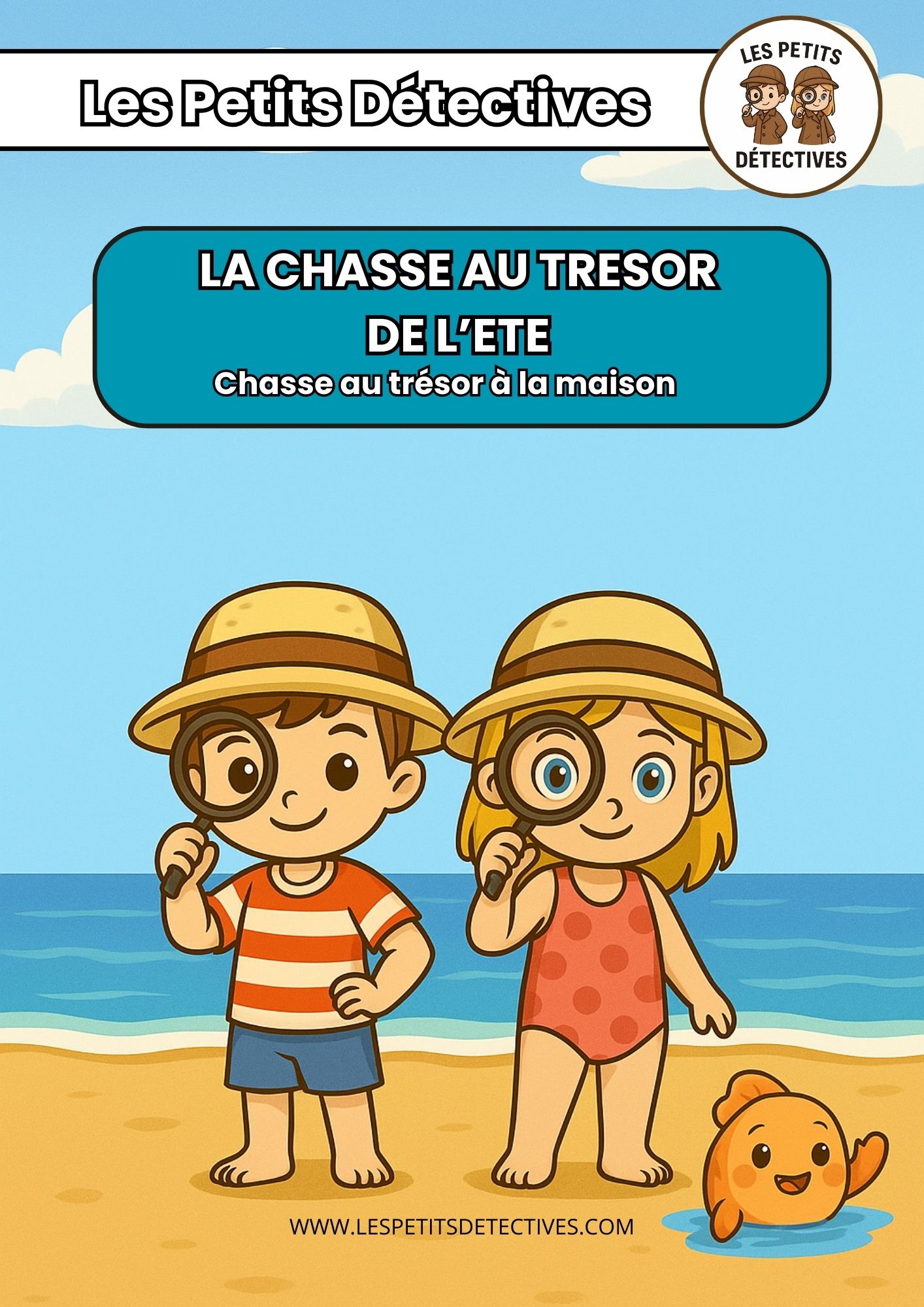 Chasse au trésor à la maison pour enfants 3-7 ans – La grande chasse de l’été
