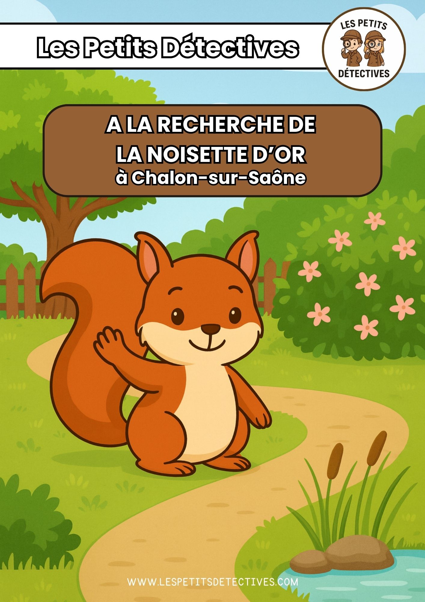 Chasse au trésor à Chalon-sur-Saône pour enfants 3-7 ans – À la recherche de la noisette d'Or