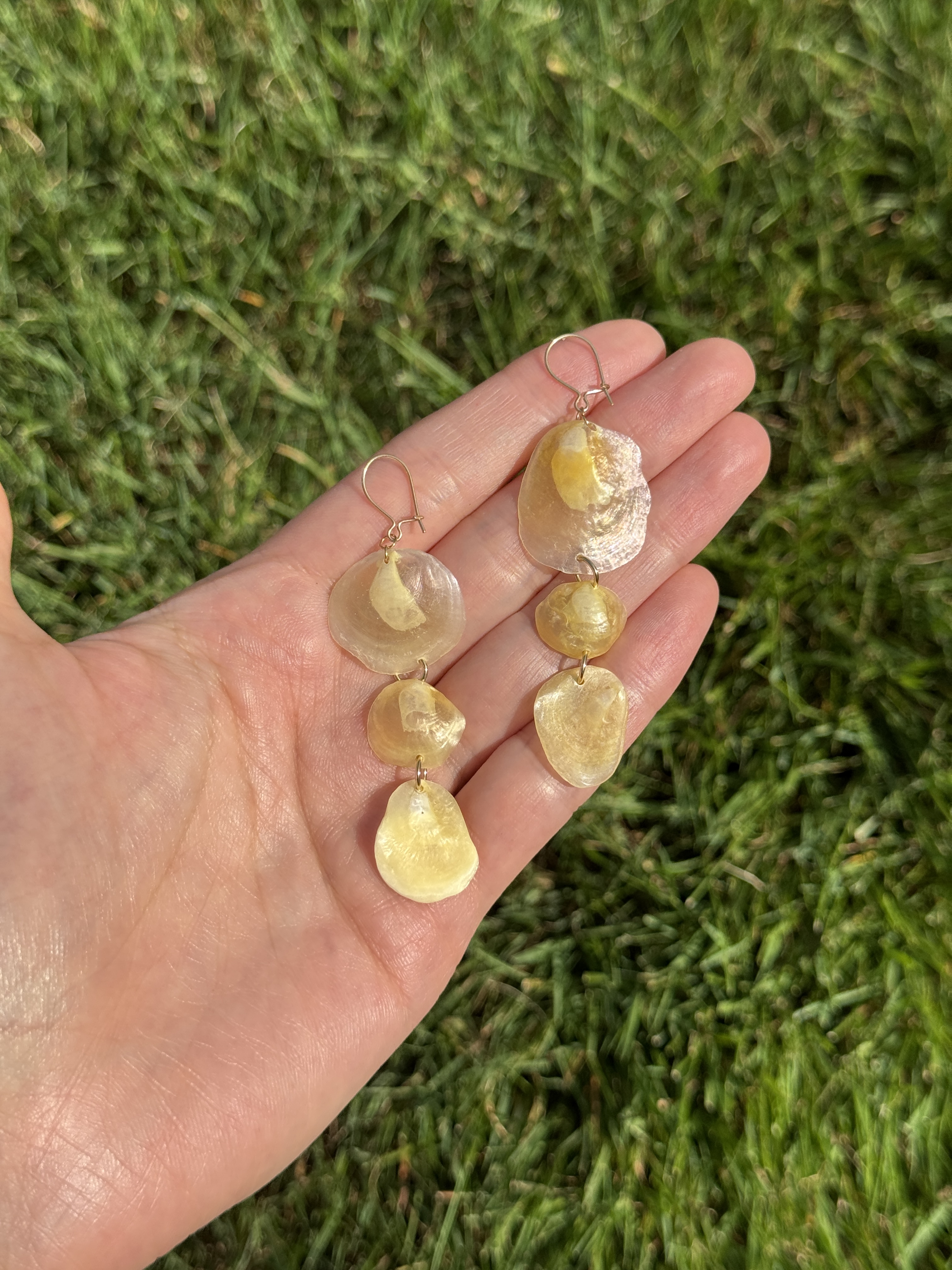 Oceangold Statement Earrings