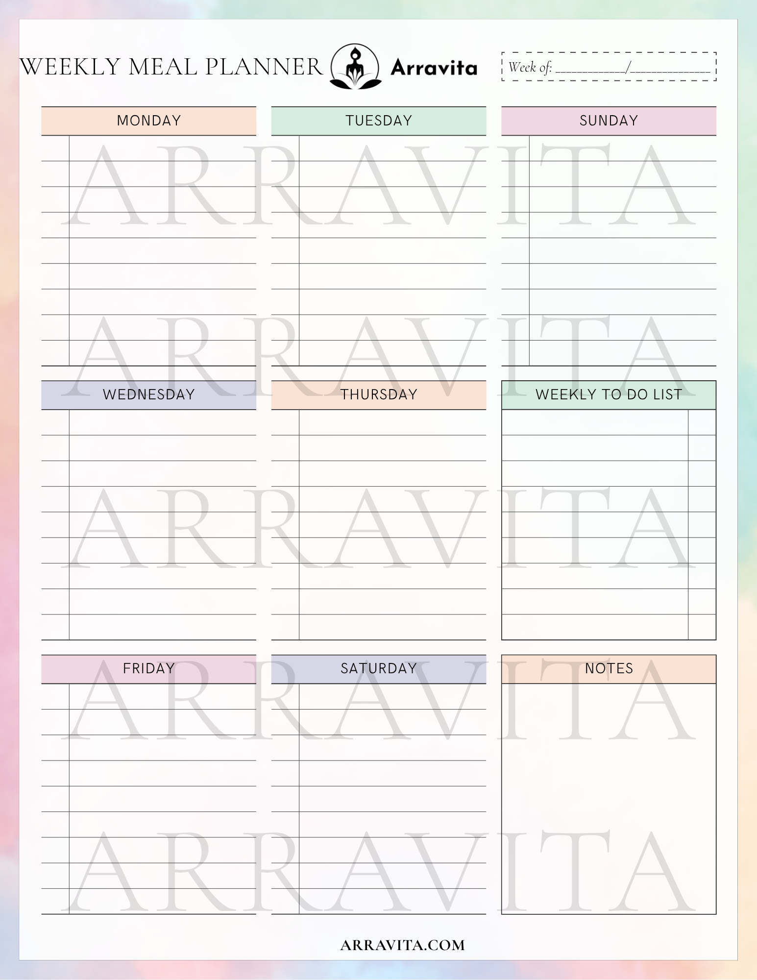 Weekly Meal Planner