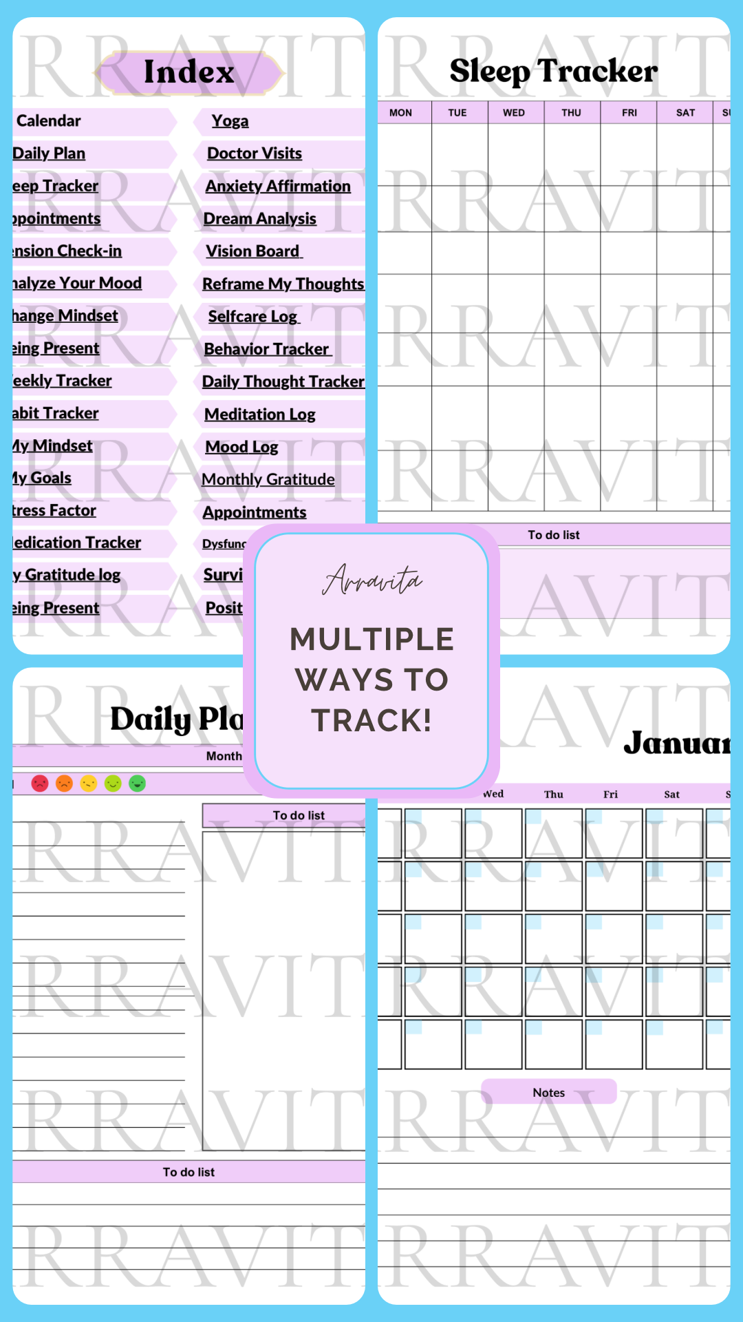 Anxiety Record Journal