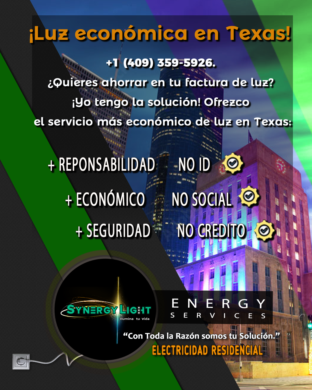 Servicio de Luz en Texas
