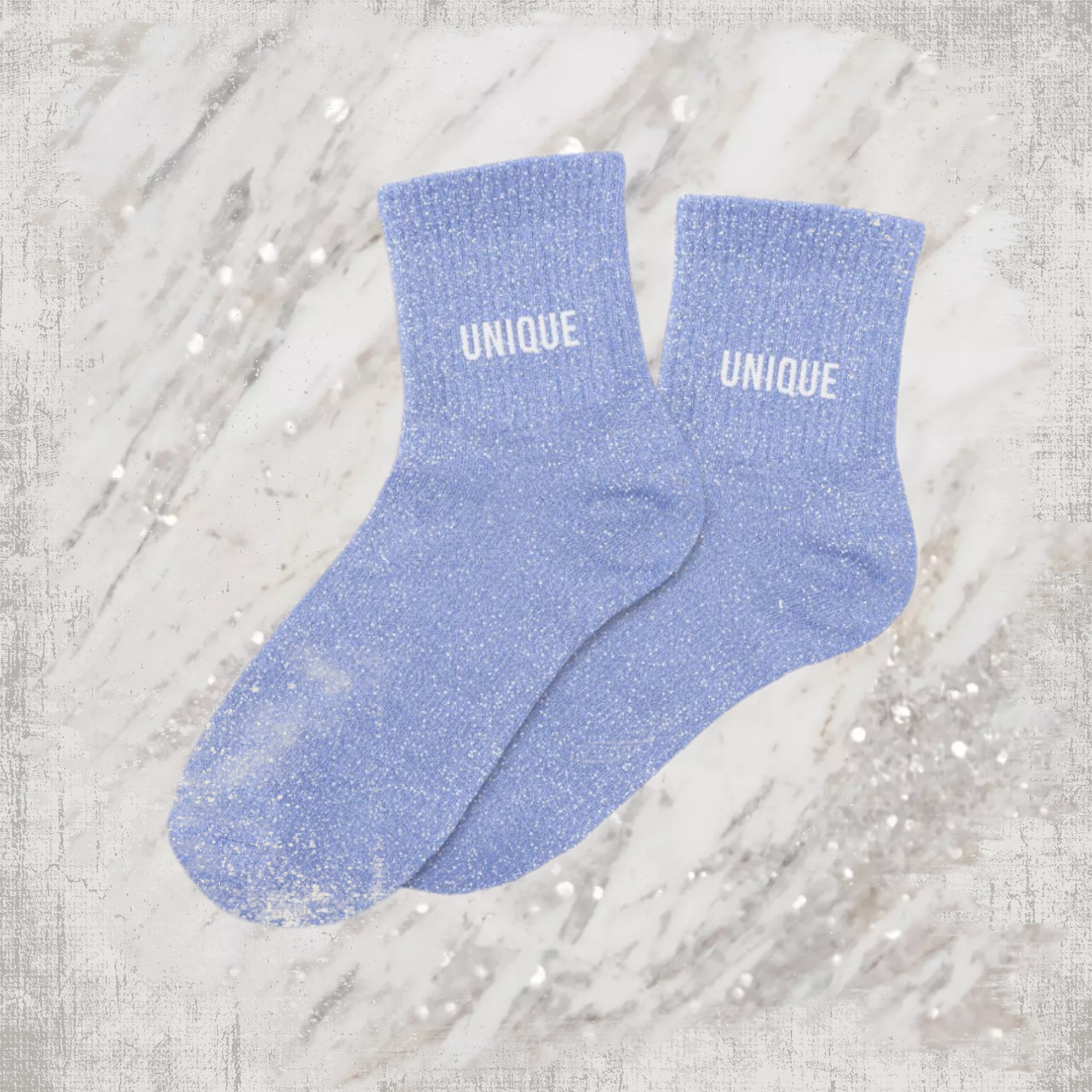 🎉Chaussettes à paillettes "Unique"