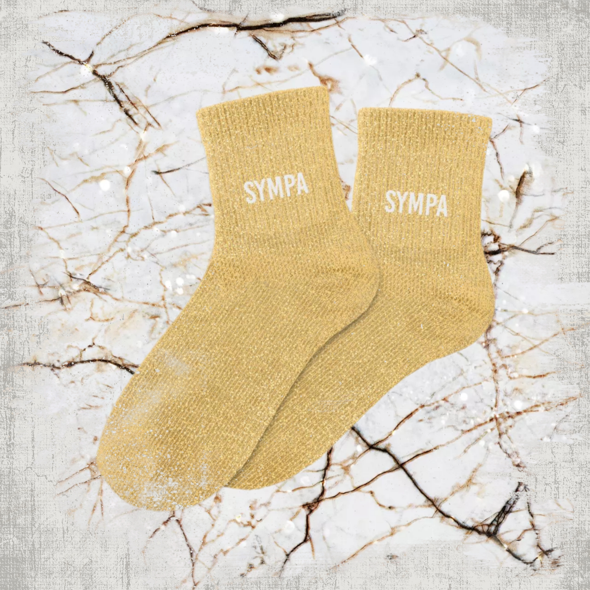 😎 Chaussettes à Paillettes "Sympa"