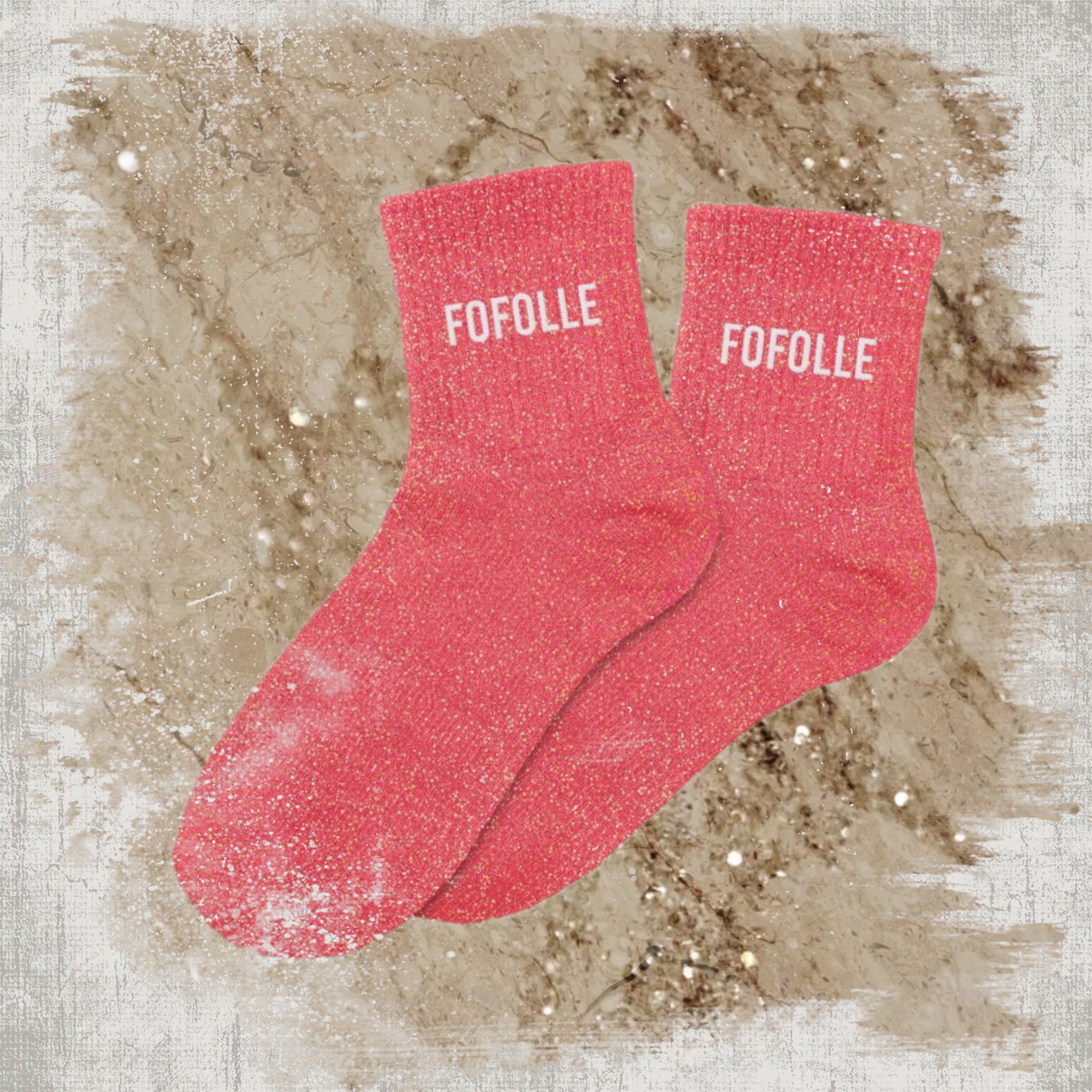 🤪 Chaussettes à Paillettes "Fofolle"