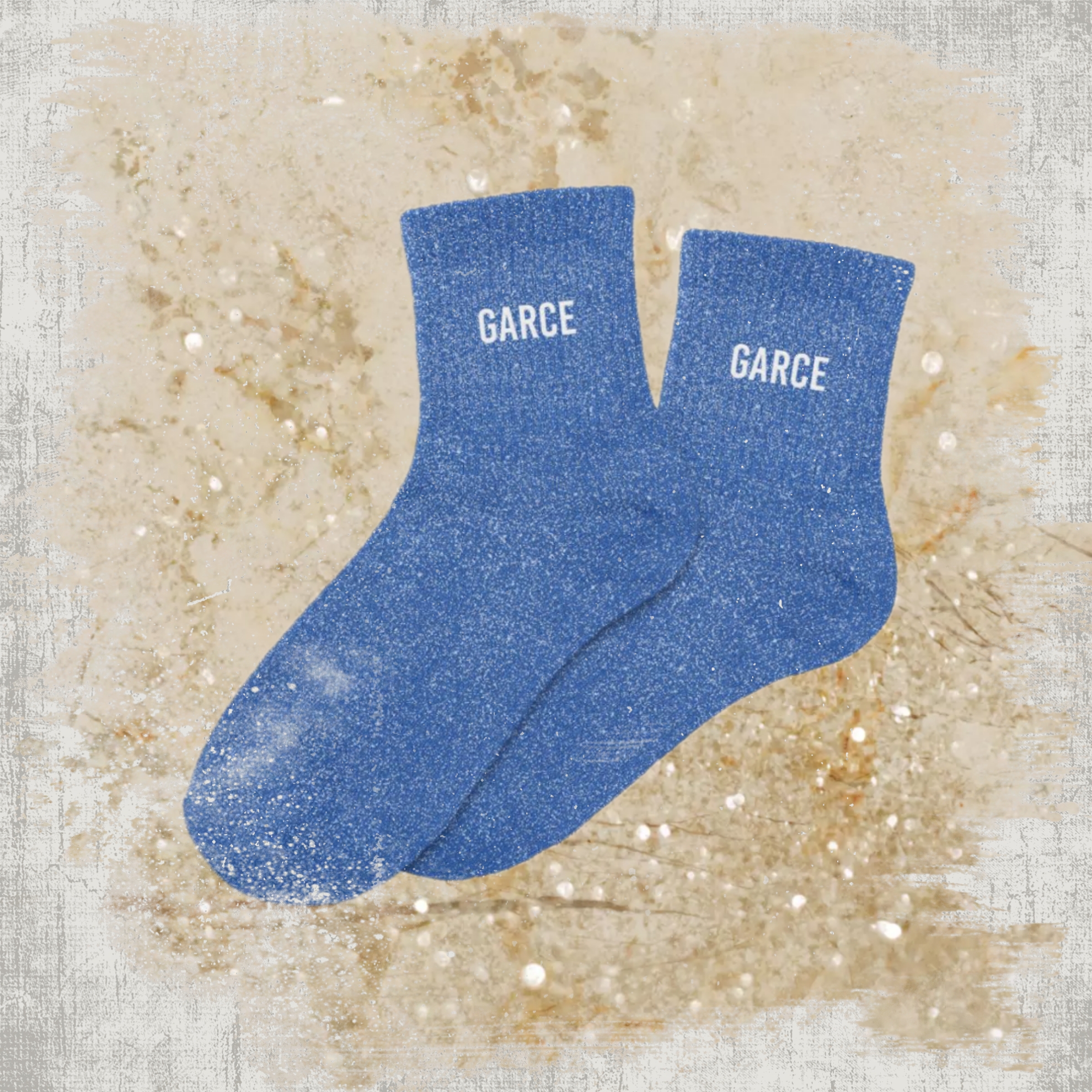 😏 Chaussettes à Paillettes "Garce"