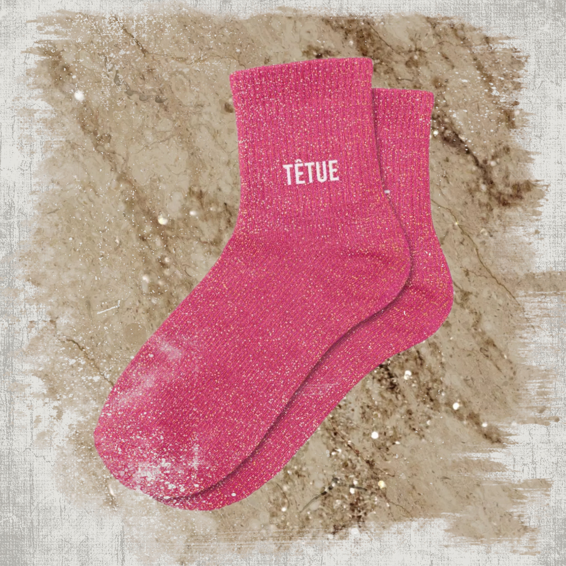 🐏 Chaussettes à Paillettes "Têtue"