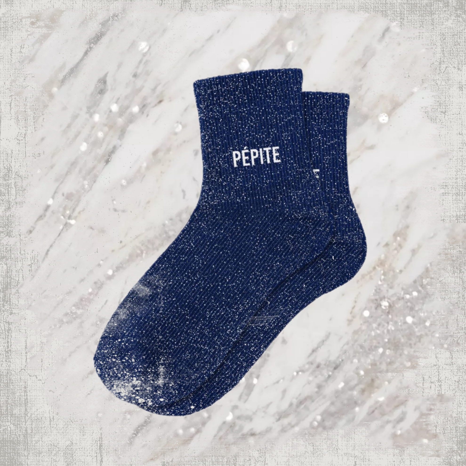 🌟 Chaussettes à Paillettes "Pépite"