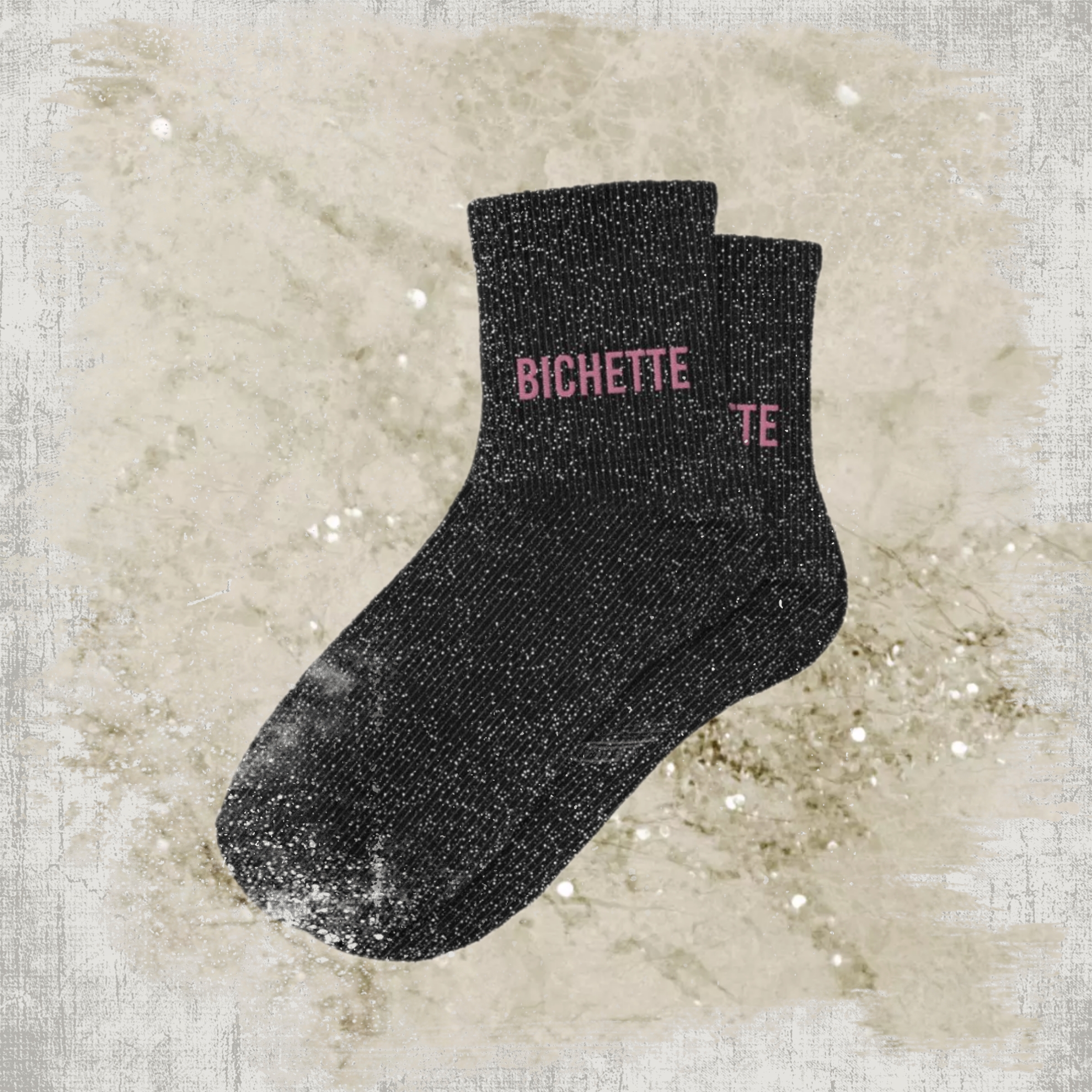 🦌 Chaussettes à Paillettes "Bichette"