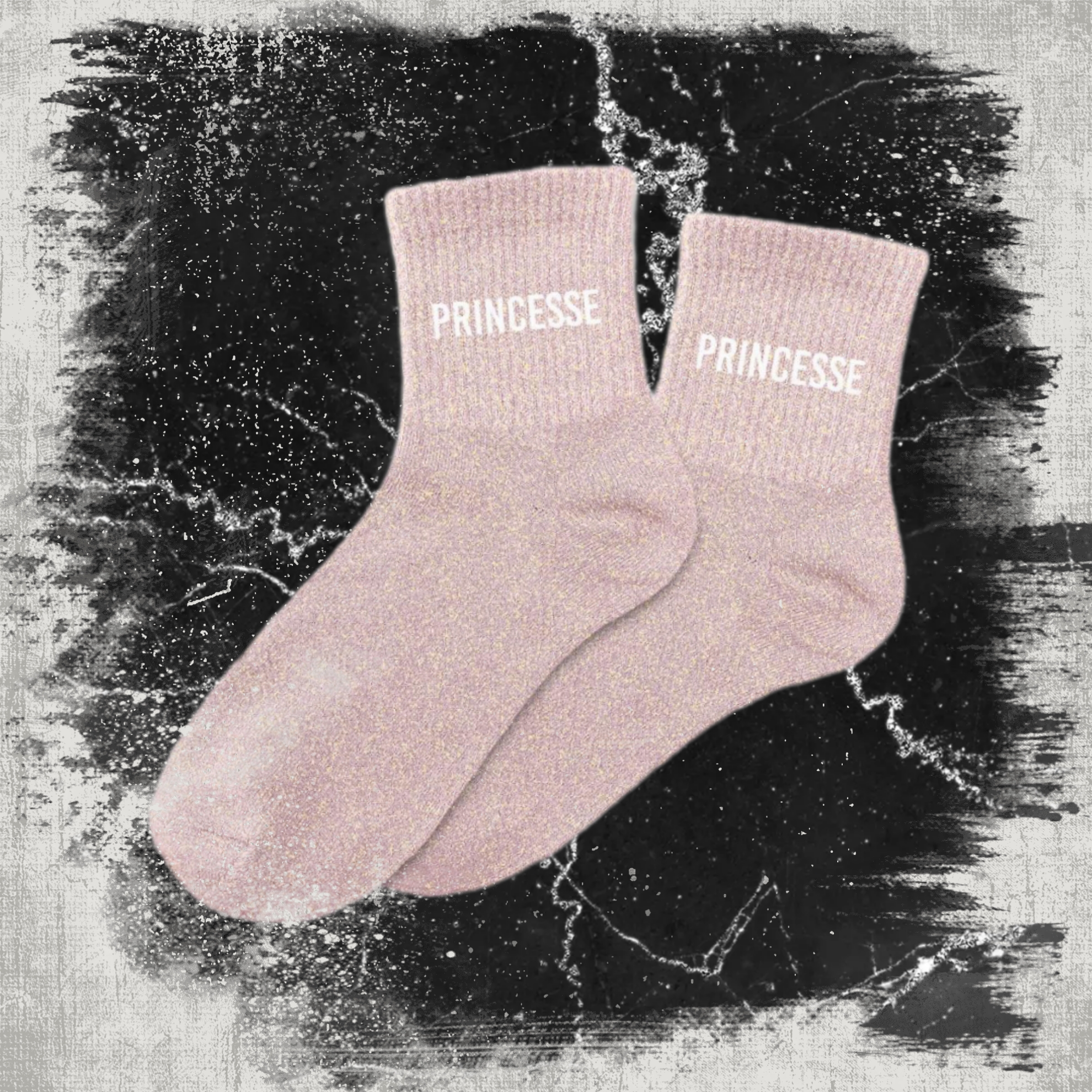 👑 Chaussettes à Paillettes "Princesse"