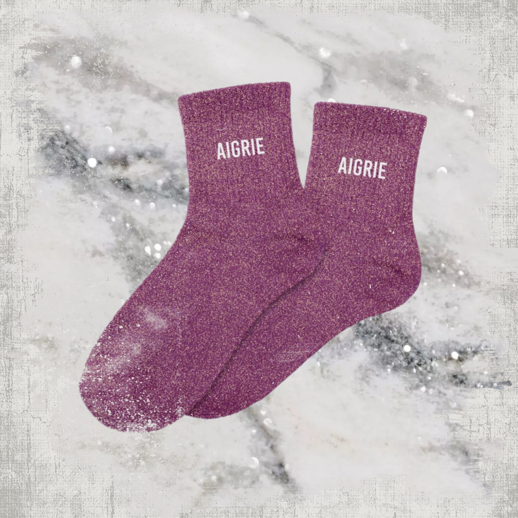 😤 Chaussettes à Paillettes "Aigrie"