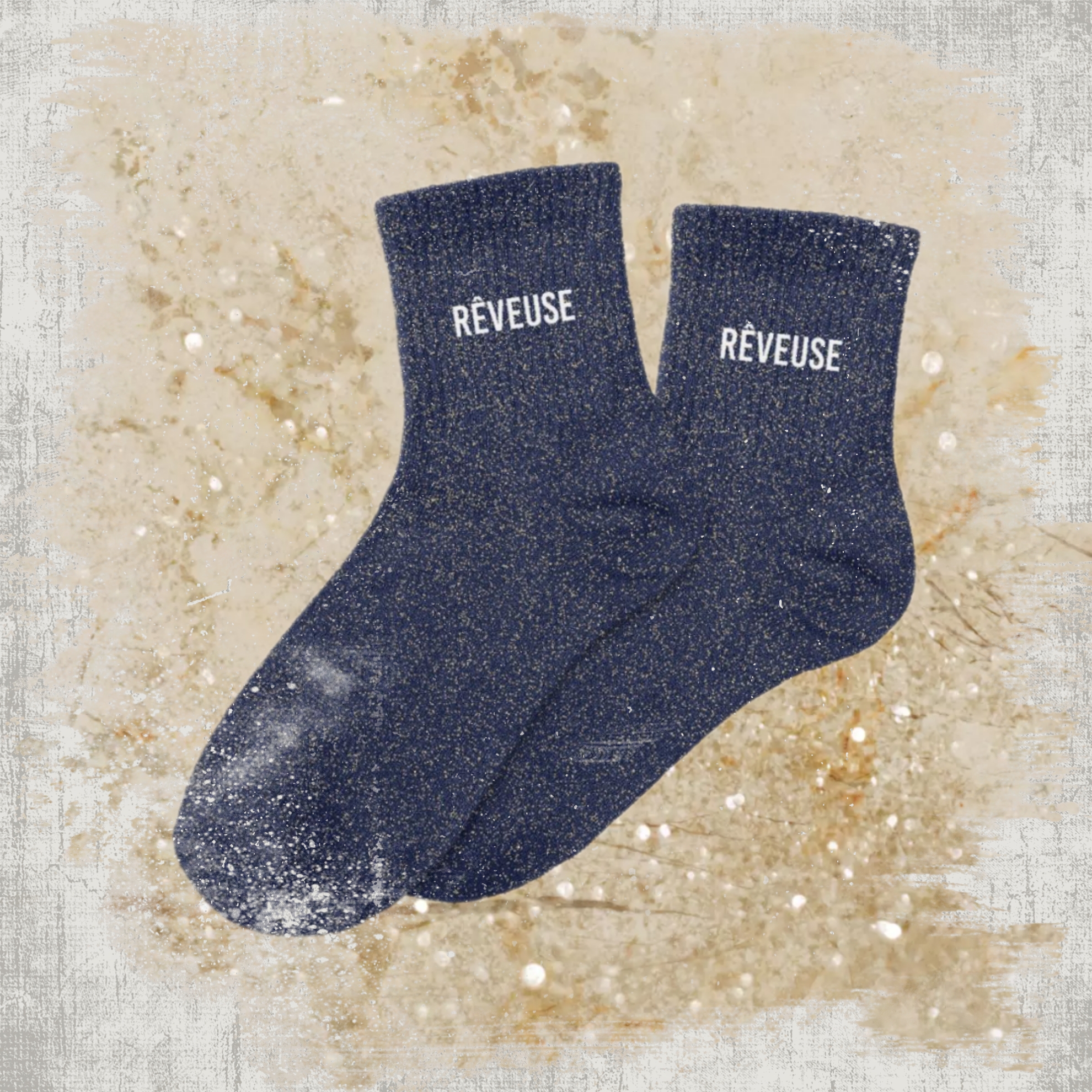 🌙 Chaussettes à Paillettes "Rêveuse"