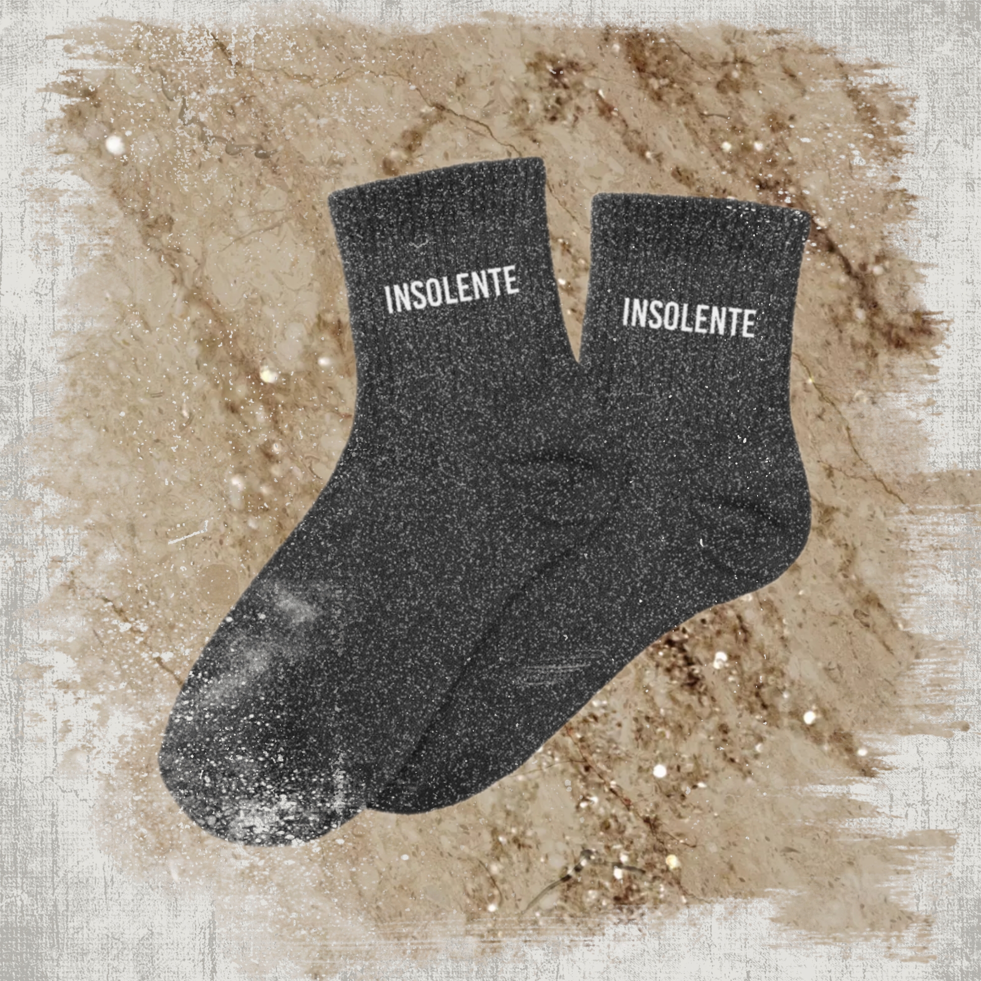 😈 Chaussettes à Paillettes "Insolente"