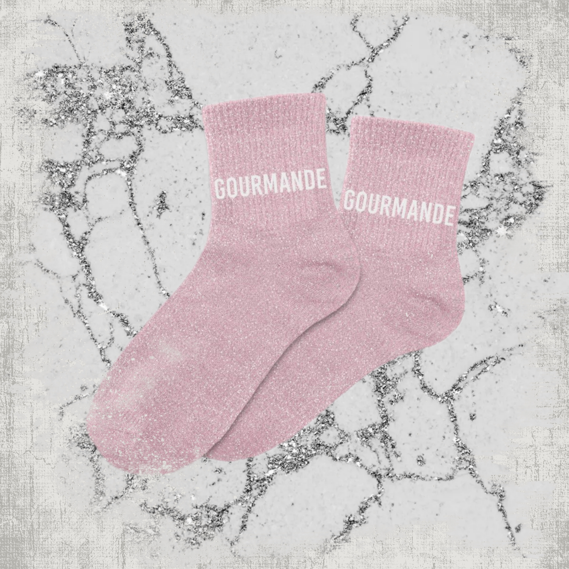 🍰 Chaussettes à Paillettes "Gourmande"