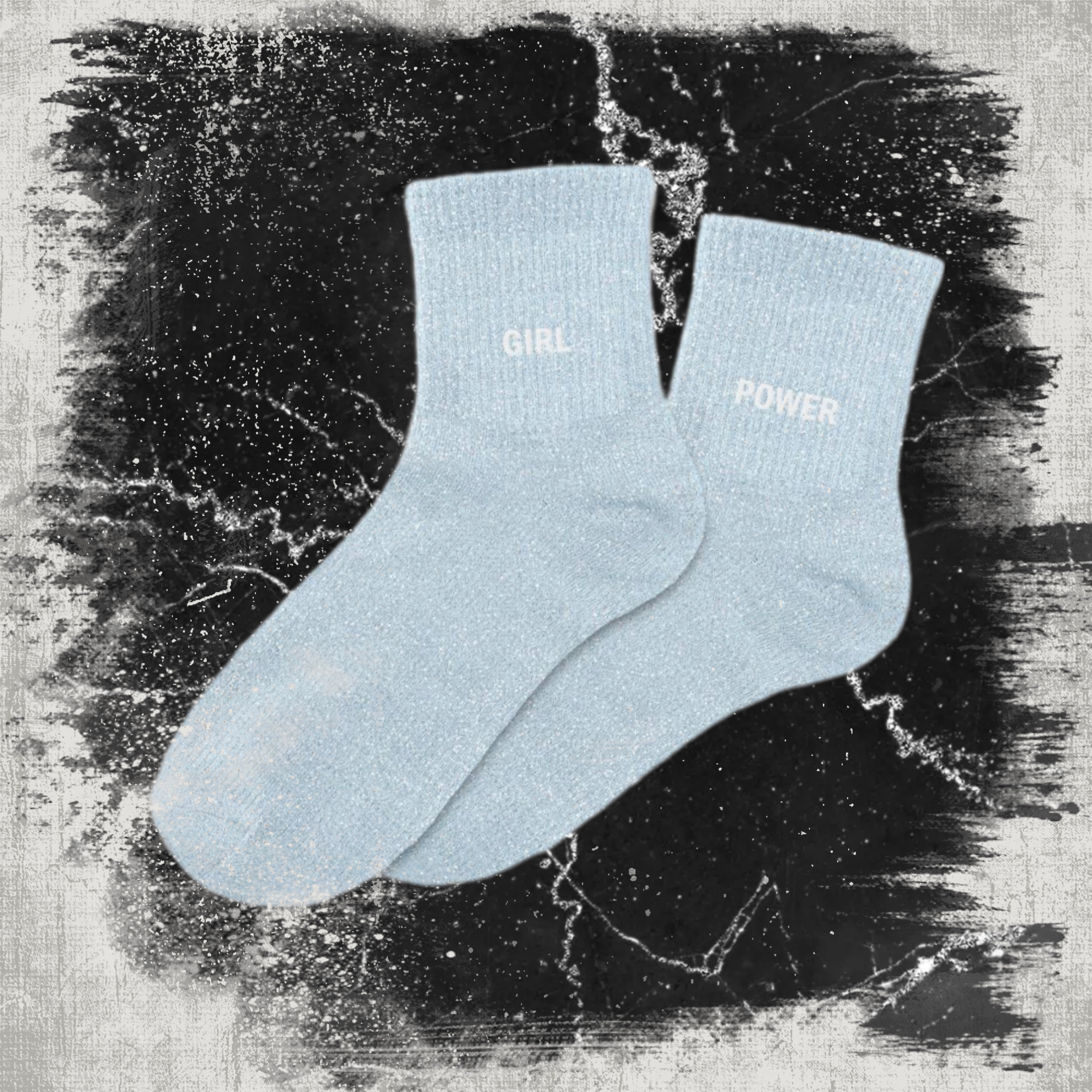 🔥 Chaussettes à Paillettes "Girl Power"