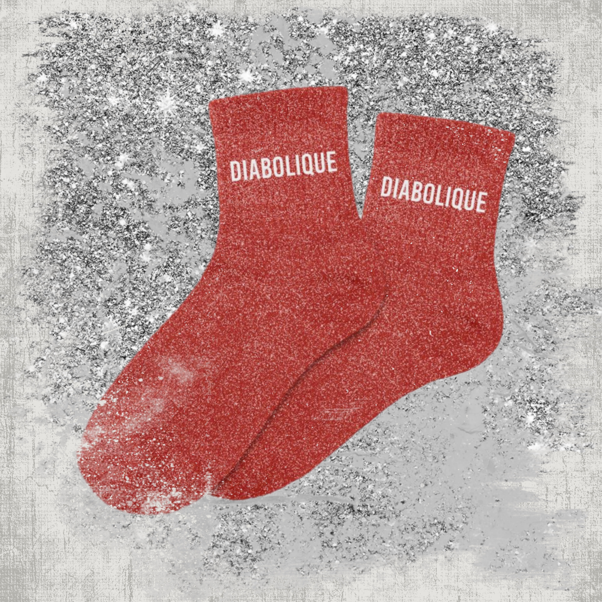 🔥 Chaussettes à Paillettes "Diabolique"