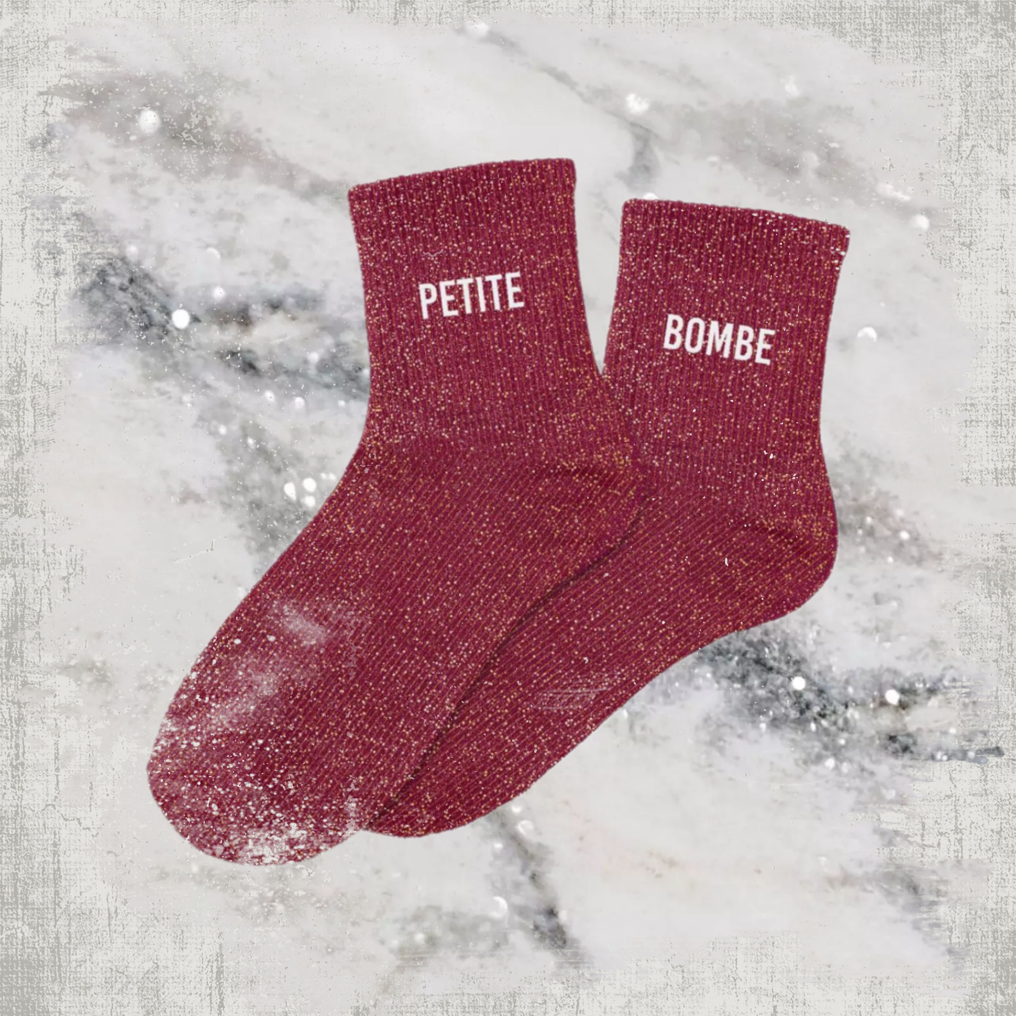 💣 Chaussettes à Paillettes "Petite Bombe"