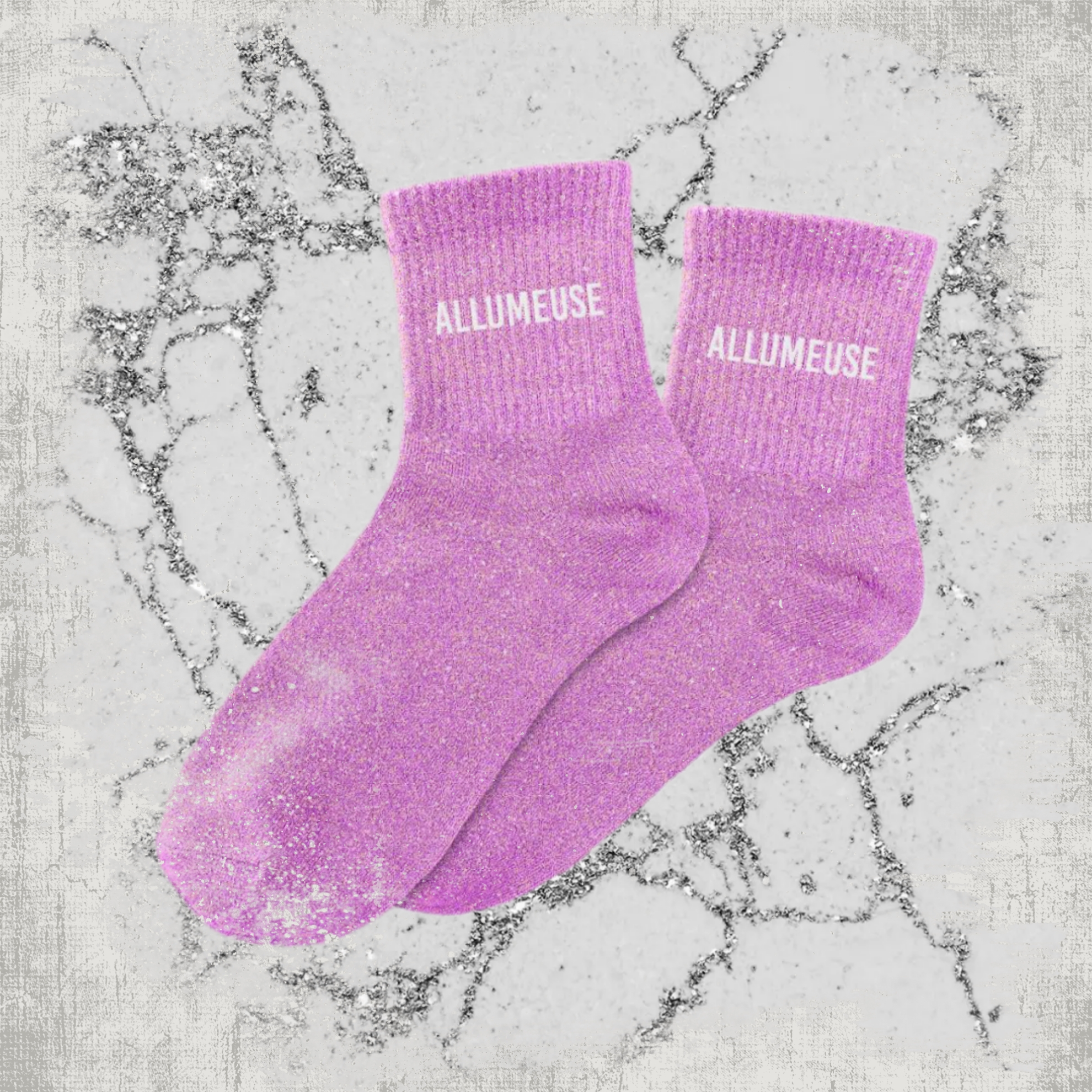 đ Chaussettes Ă Paillettes "Allumeuse"
