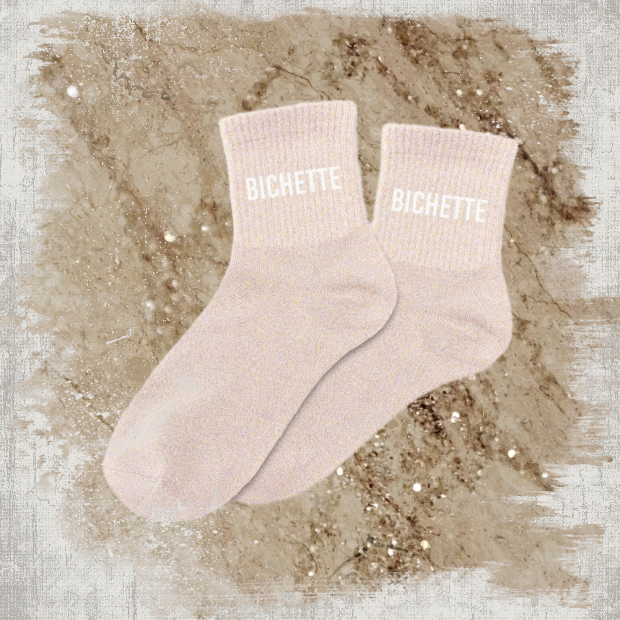 🦌 Chaussettes à Paillettes "Bichette"