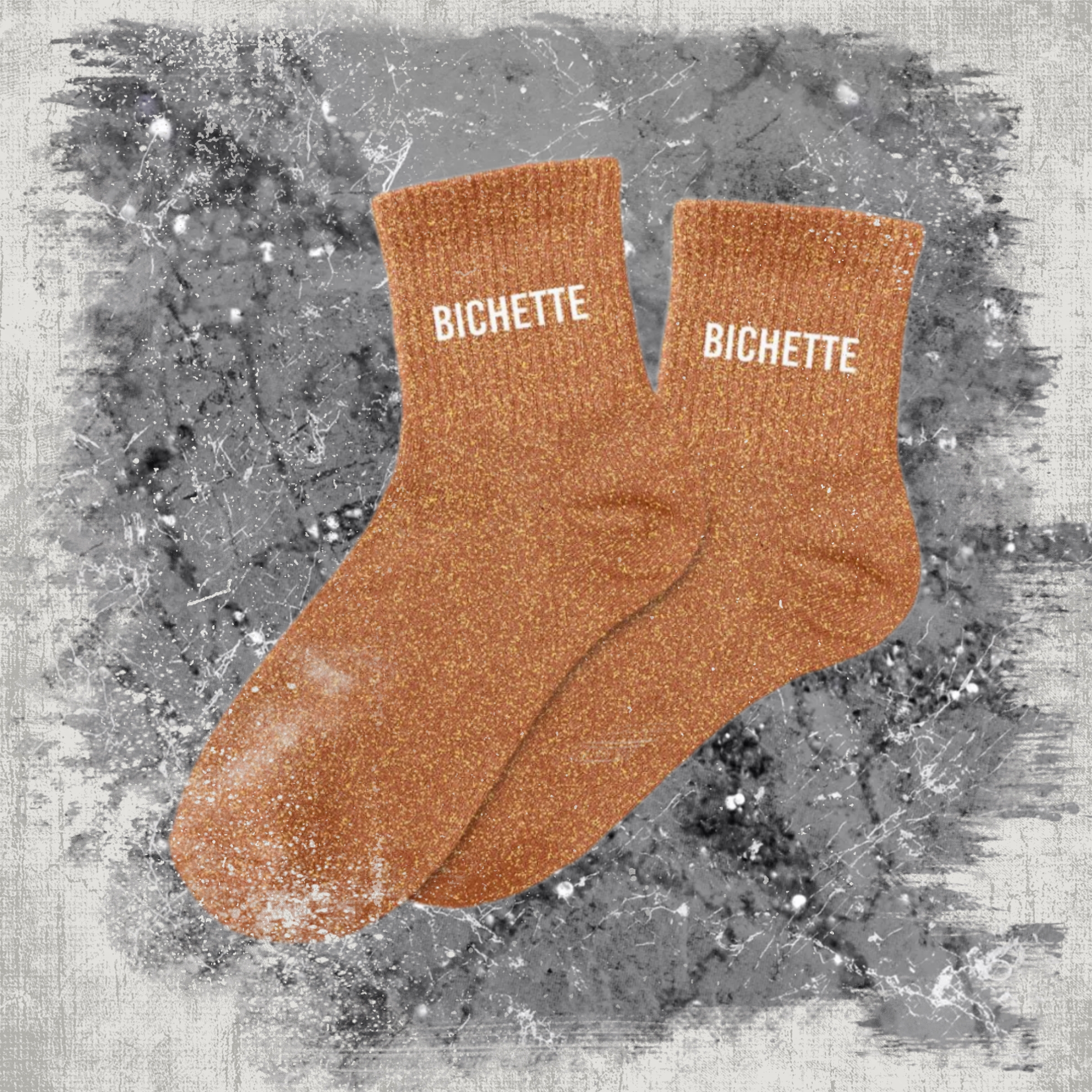 🦌 Chaussettes à Paillettes "Bichette"