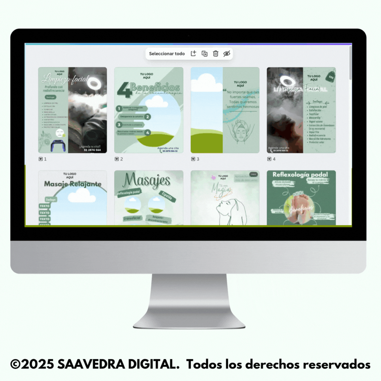 Pack de Diseño Profesional para Spa