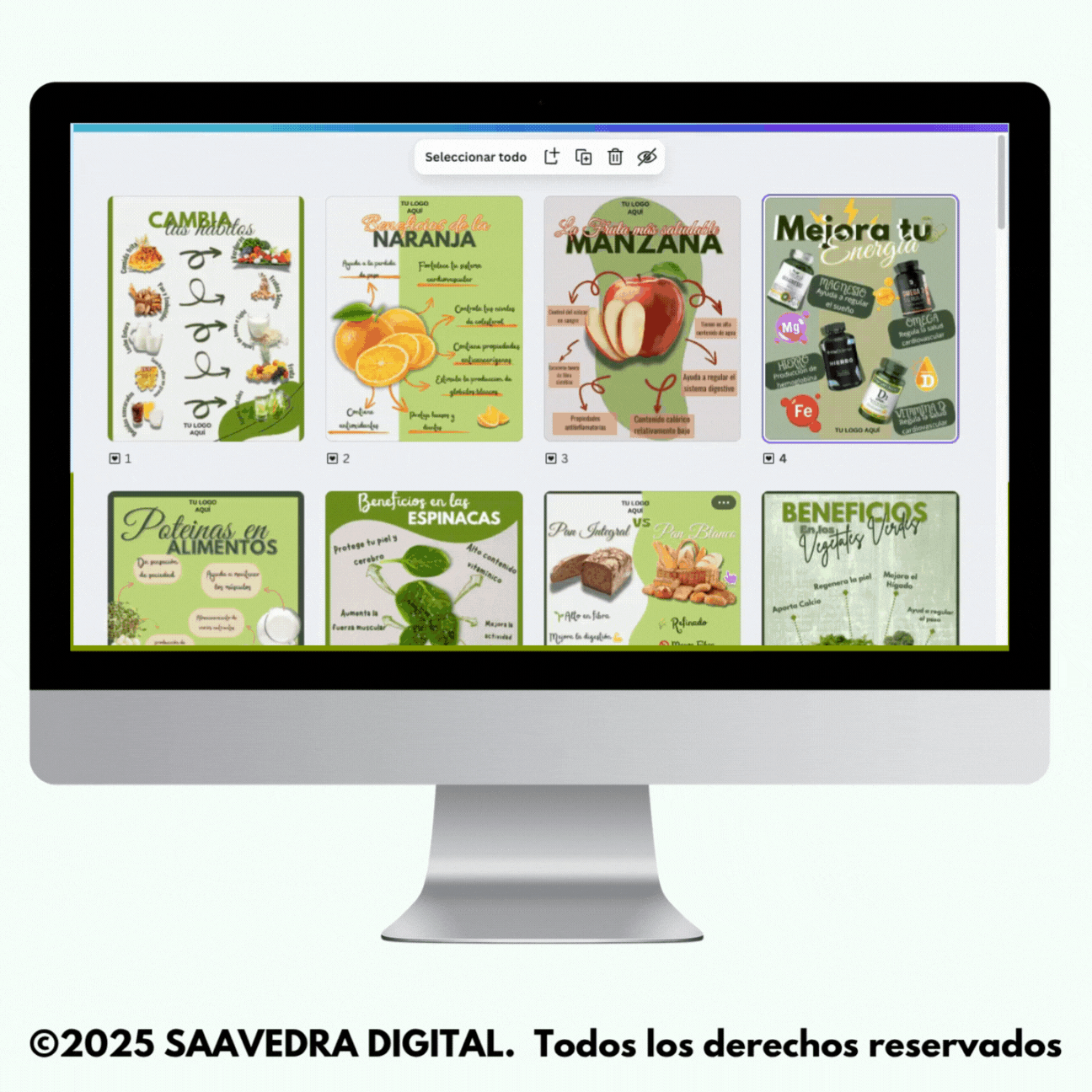 Pack de Contenido Nutricional