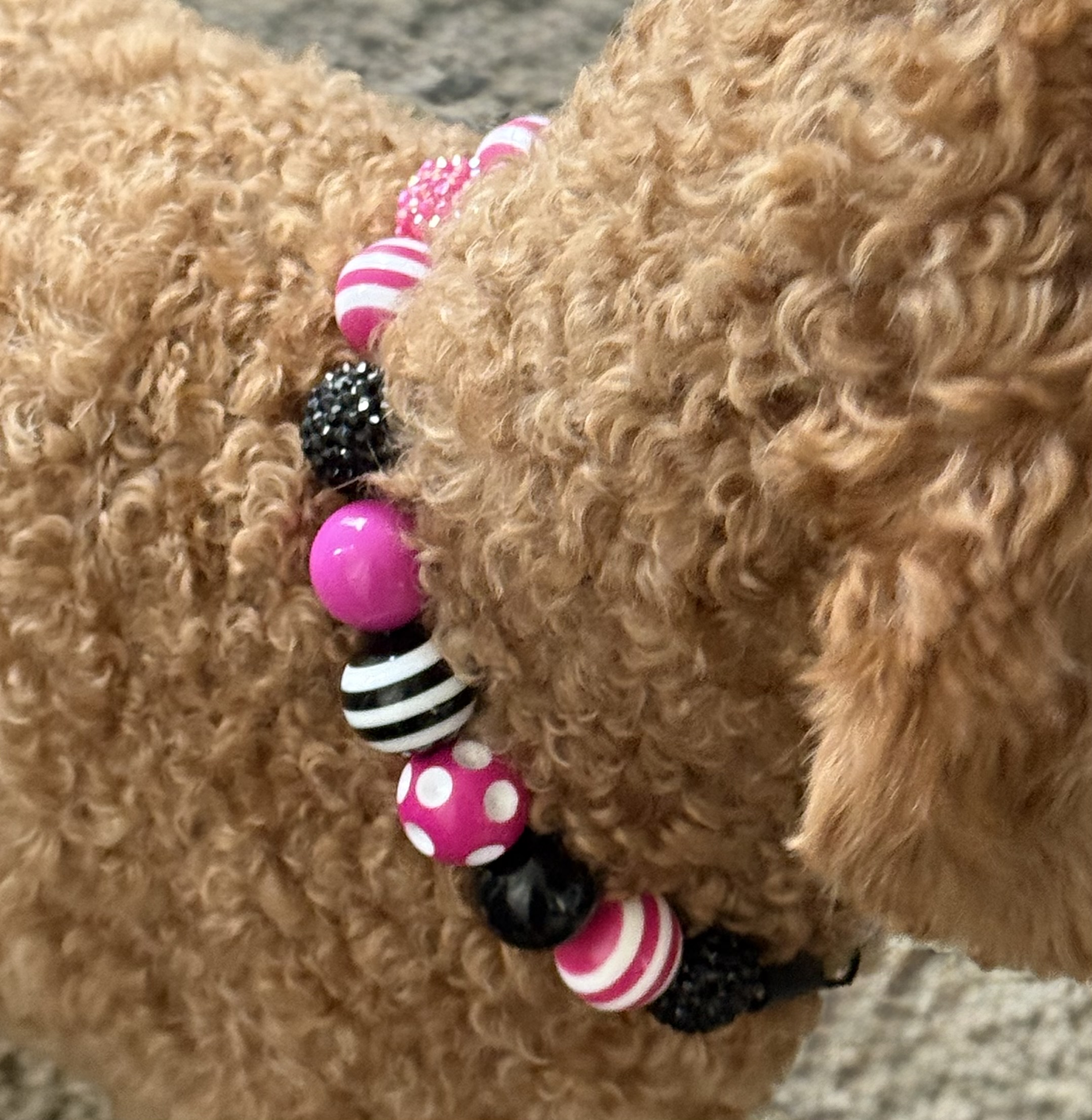 The “Hot Mess Express” Bubblegum Bead Collar