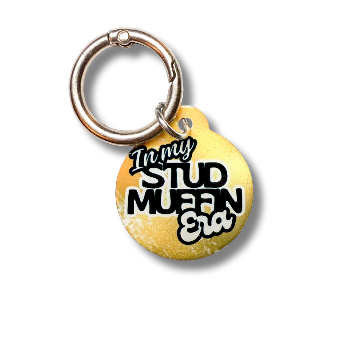 In My Stud Muffin Era Pet ID Tag – Gold Rush Edition