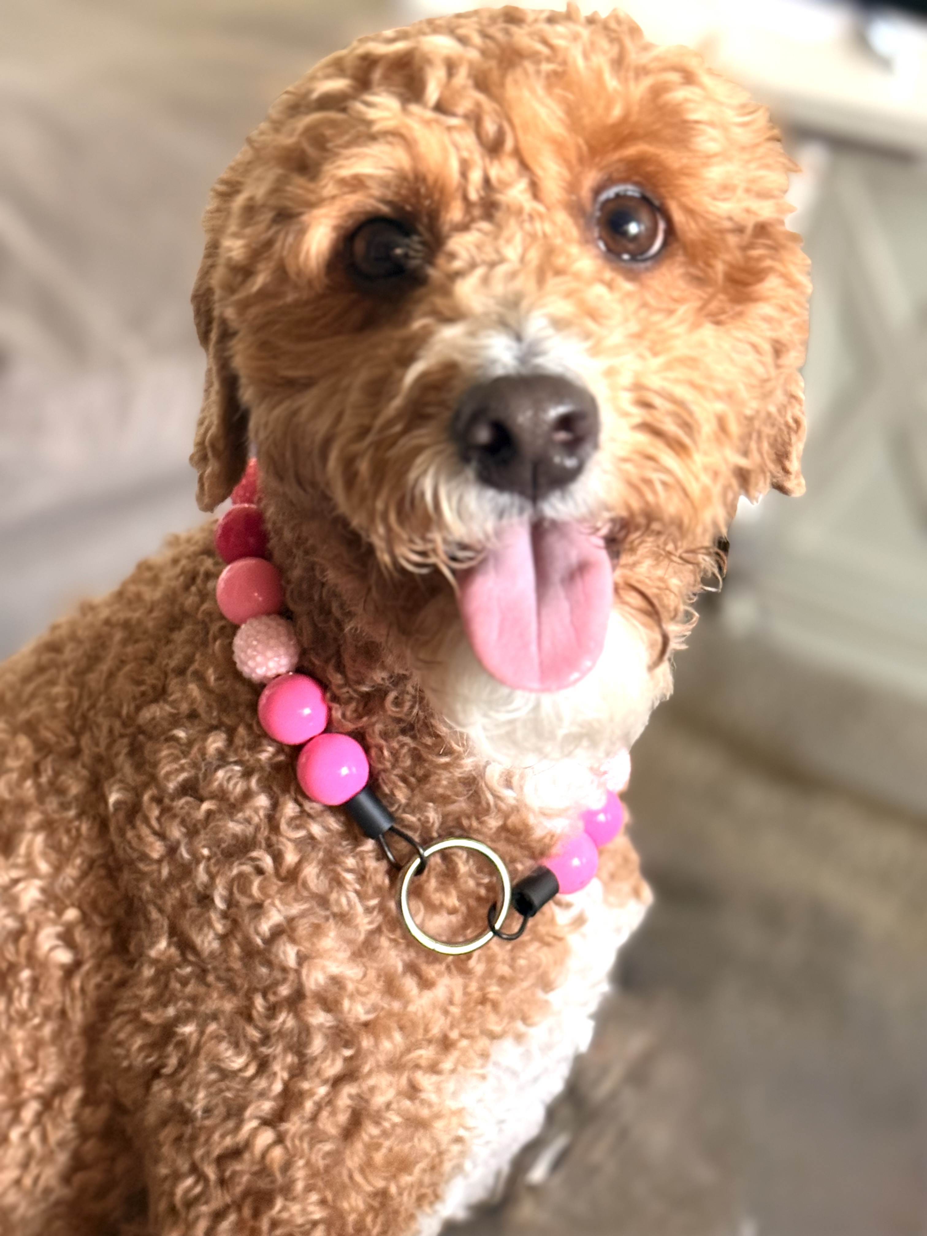 The Pink Dream Bubblegum Bead Collar