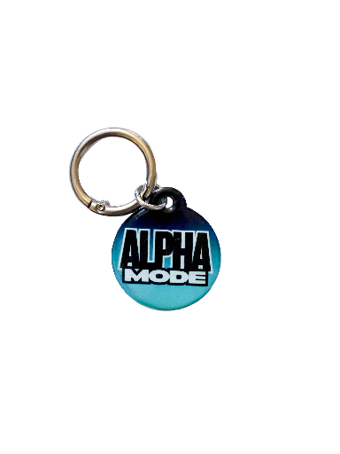 Alpha Mode Pet ID Tag – Teal Gradient Edition