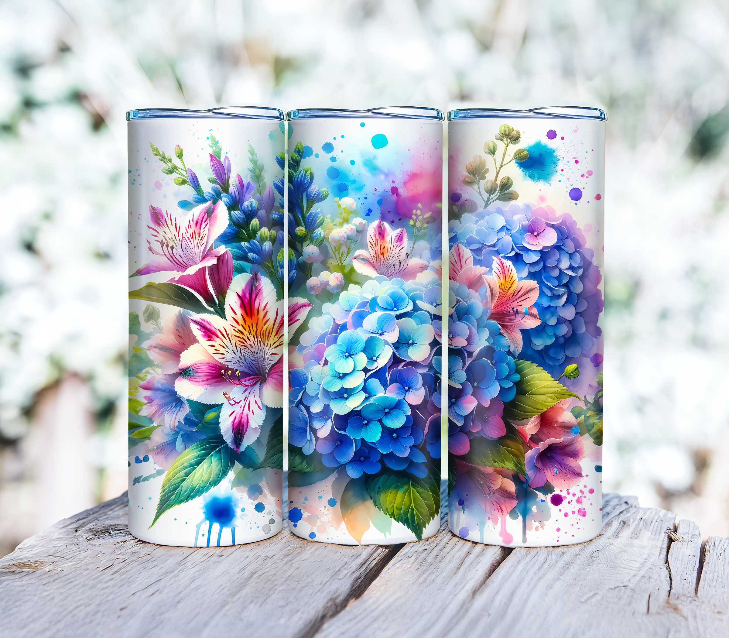 Hydrangeas Tumbler
