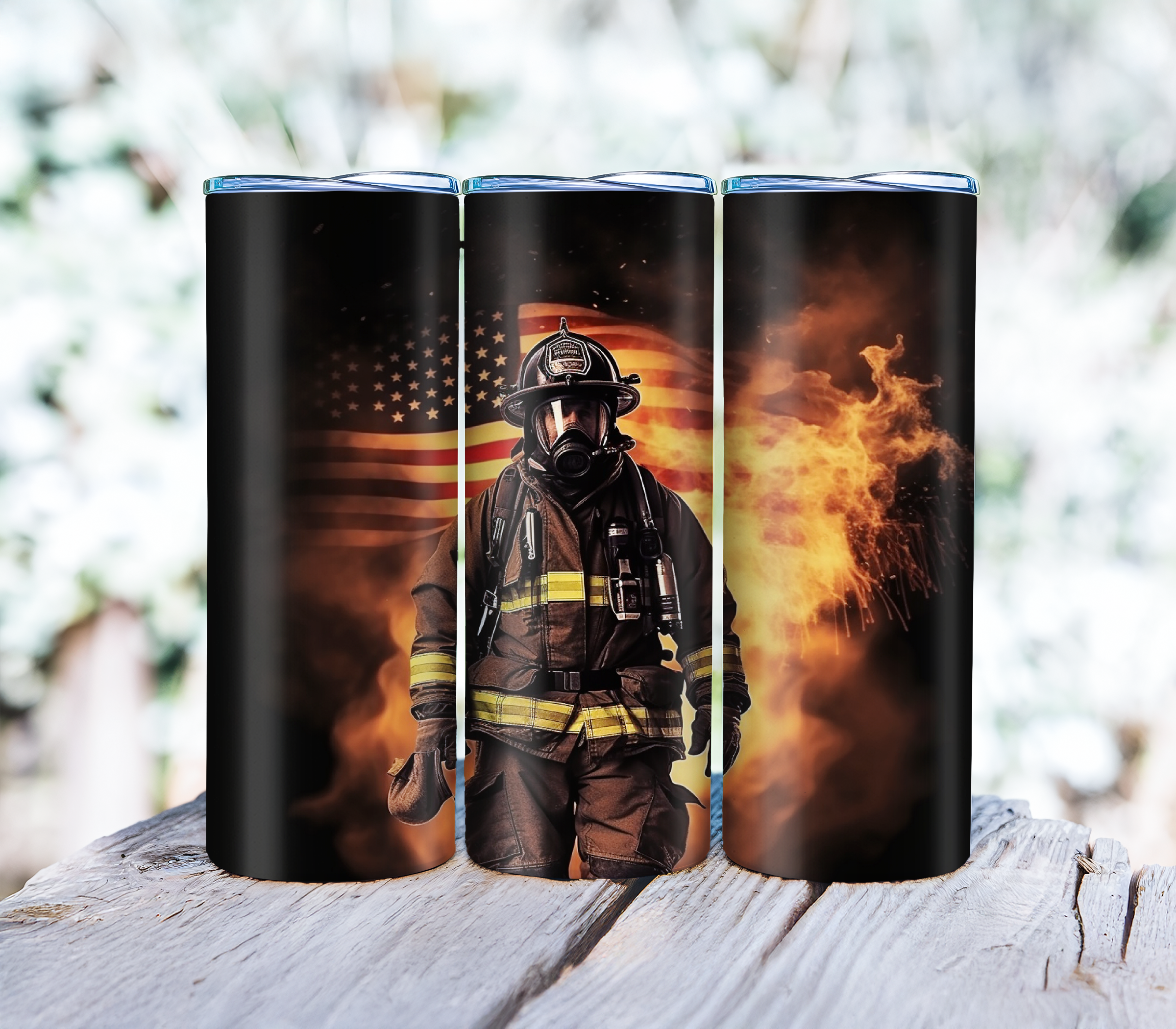 Firefighter Hero Tumbler