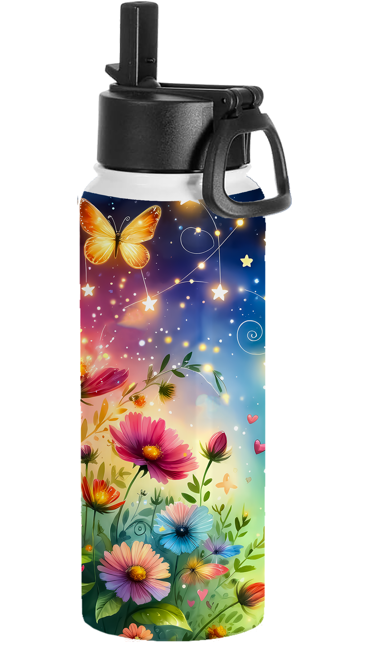 Floral Fantasy Water Bottle