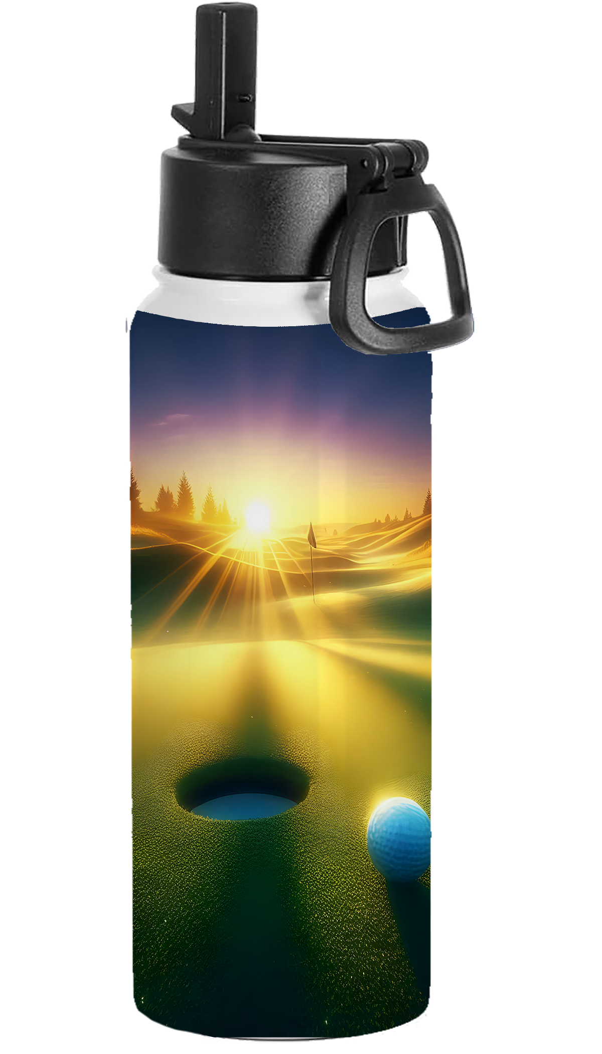 Golf Sunrise Water Bottle