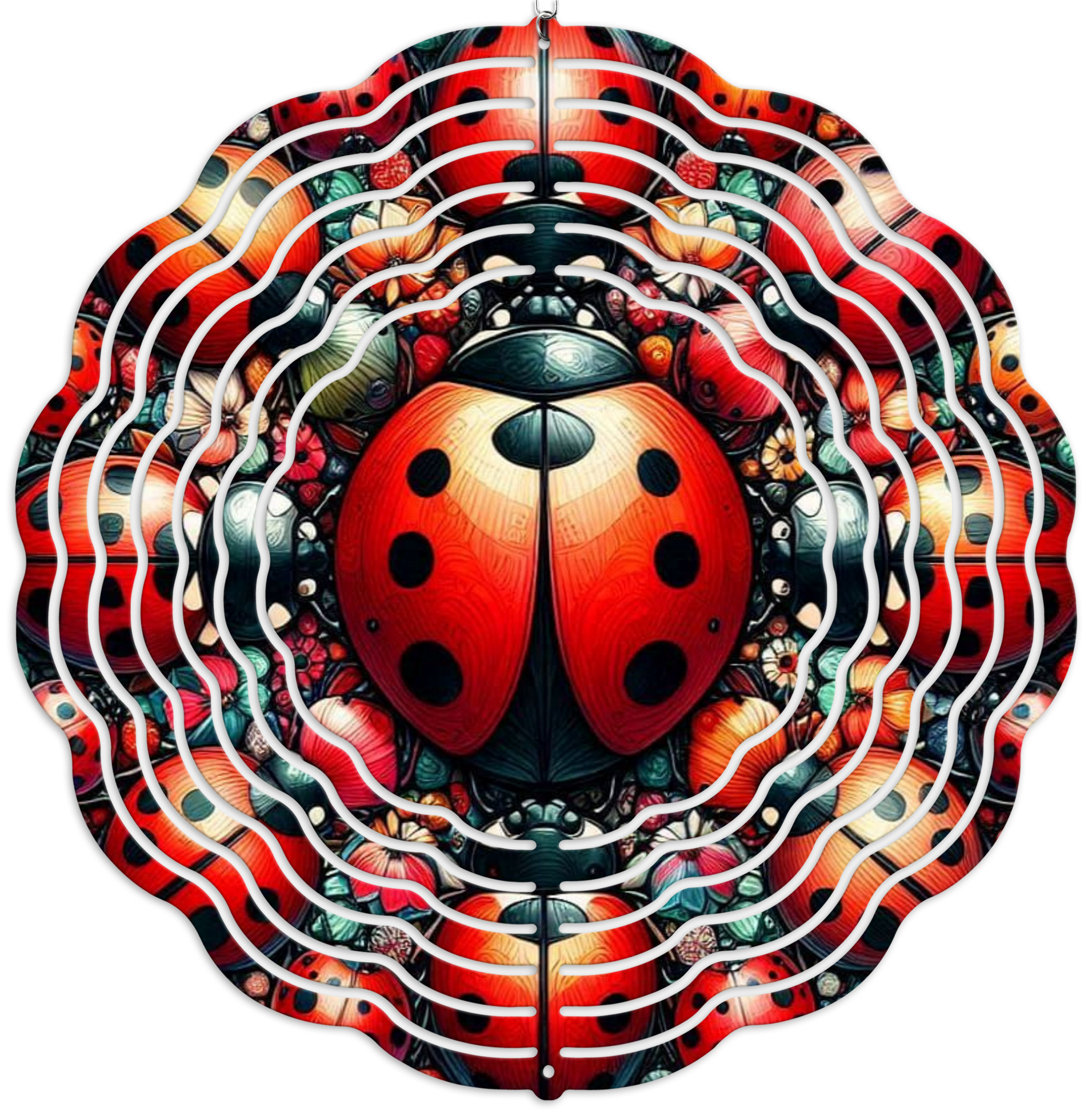 Ladybug Wind Spinner