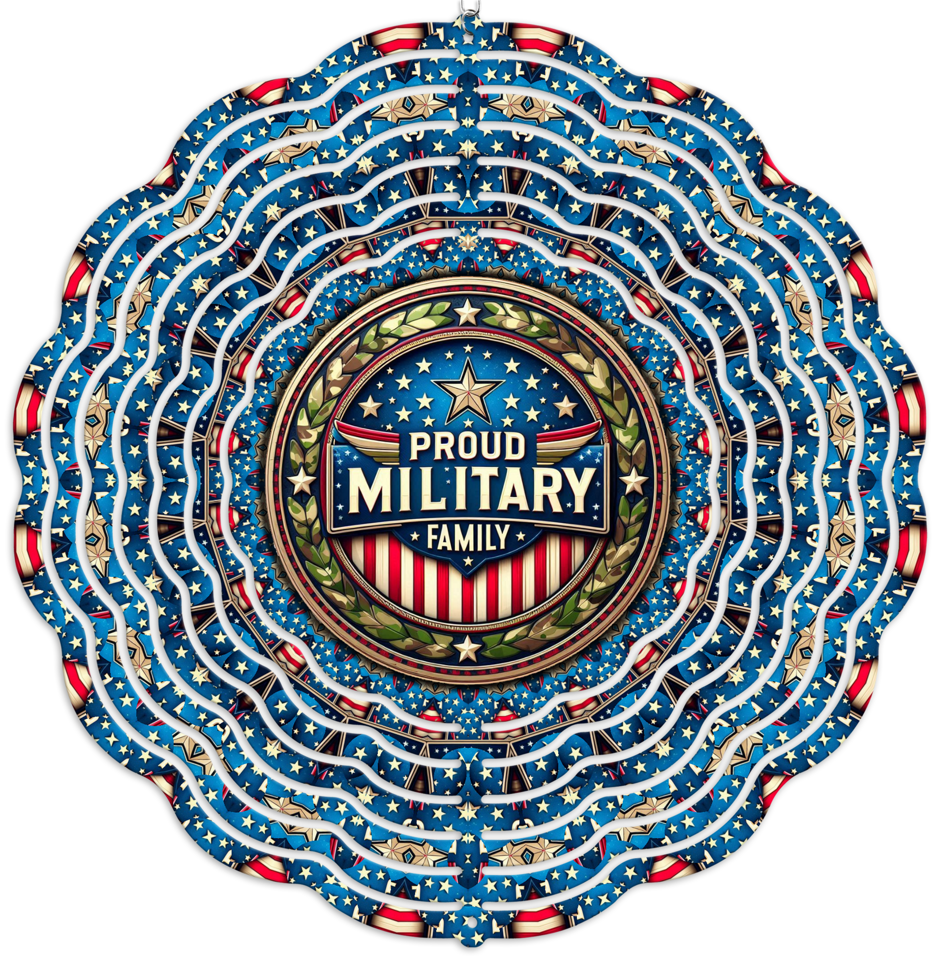 Proud Military Family Wind Spinner