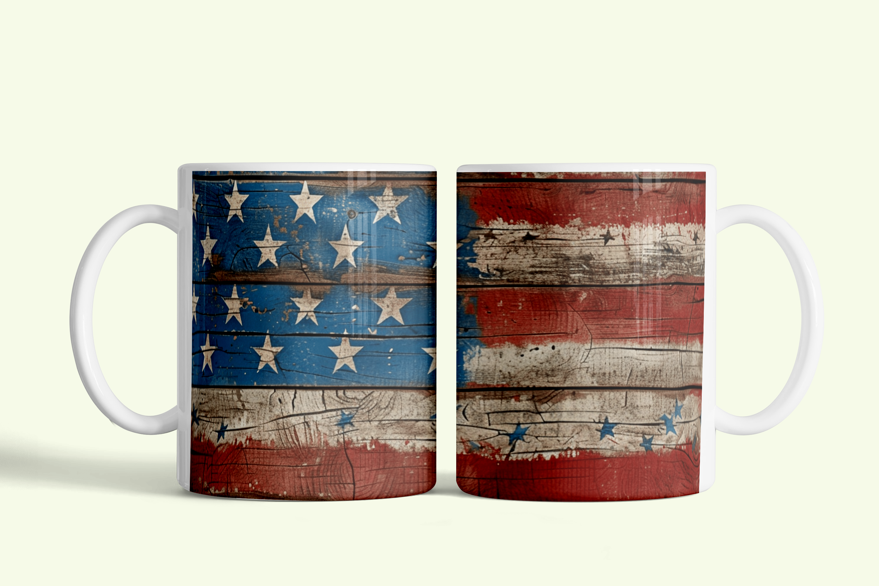American Flag Mug
