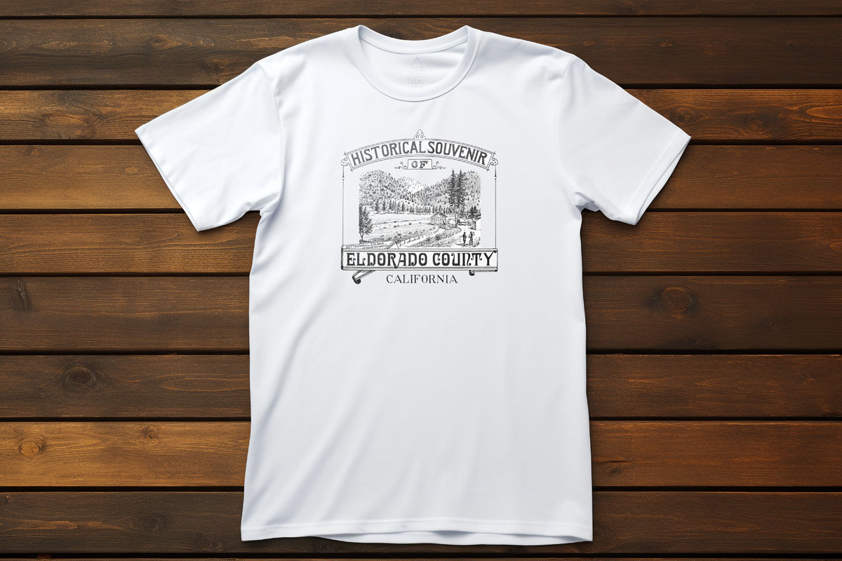El Dorado County Historical Souvenir T-Shirt