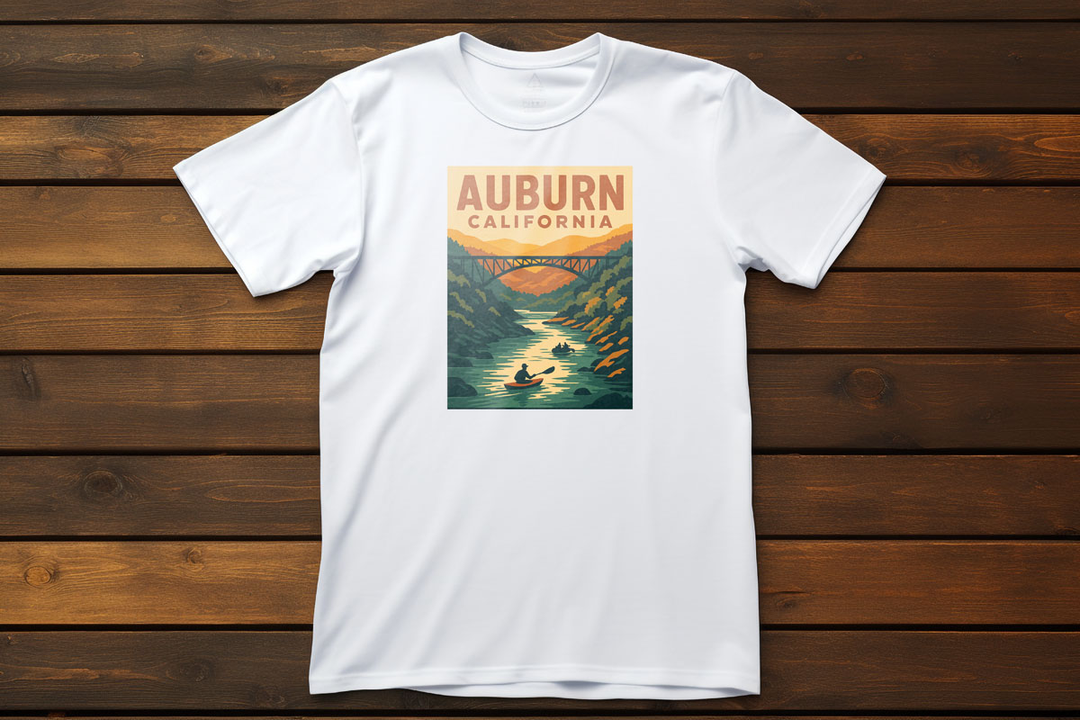 Auburn California Graphic T-Shirt