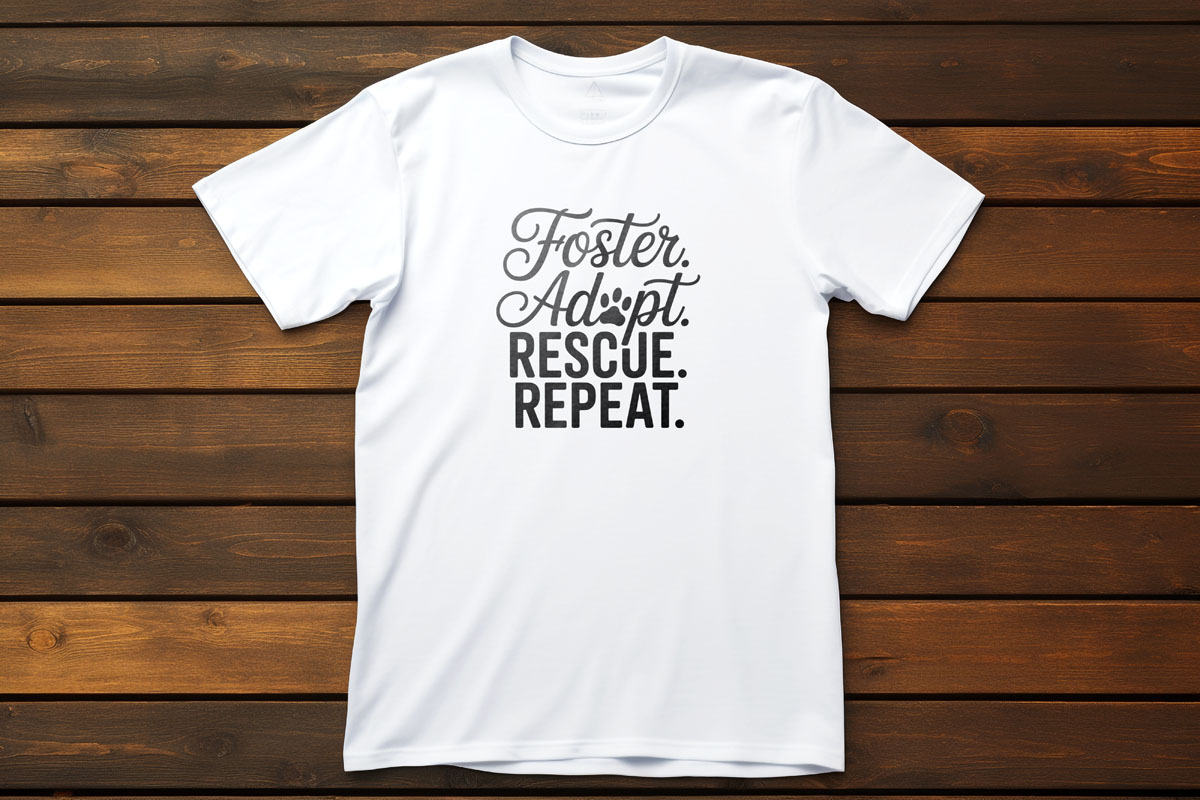 Foster Adopt Rescue Repeat T-shirt