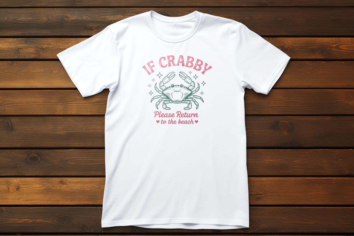 If Crabby Beach T-Shirt