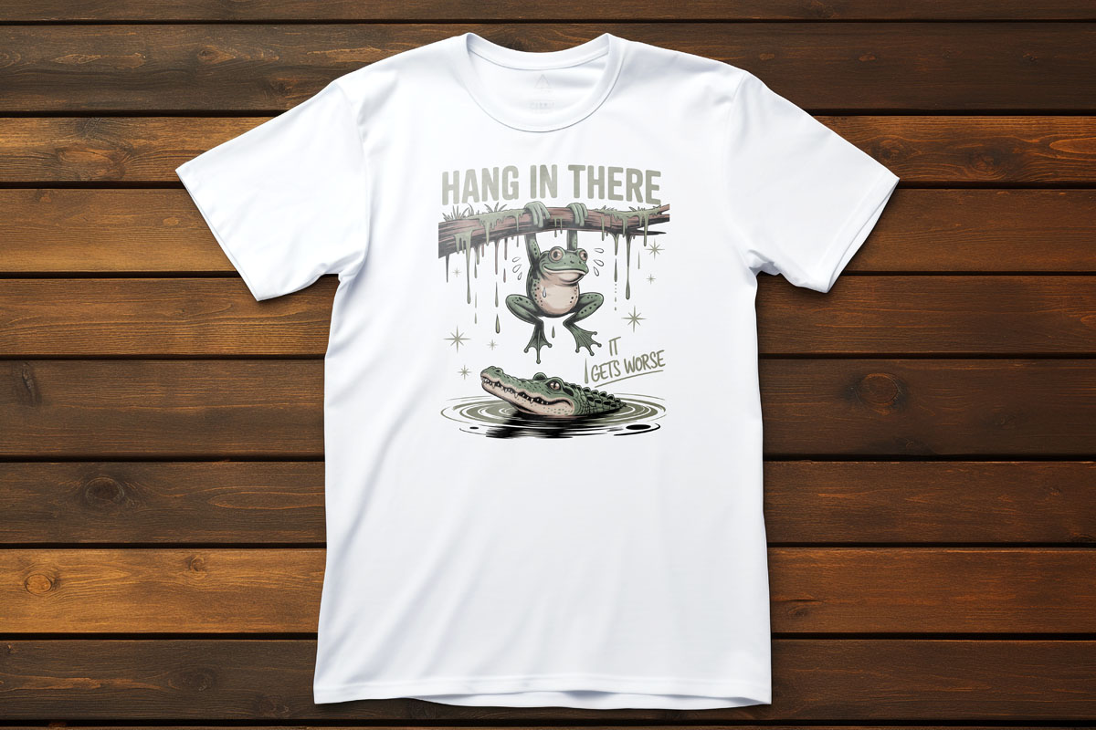 Hang In There Frog T-Shirt