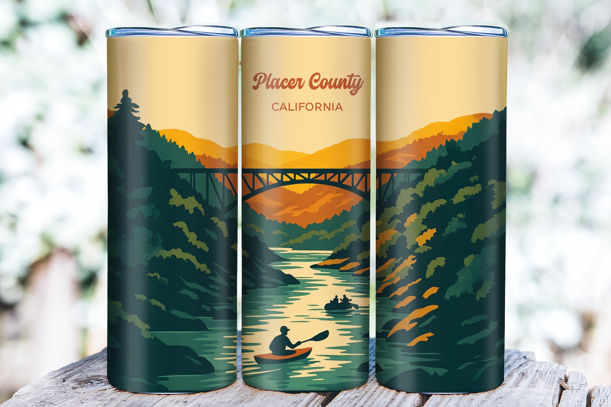 Placer County California Tumbler